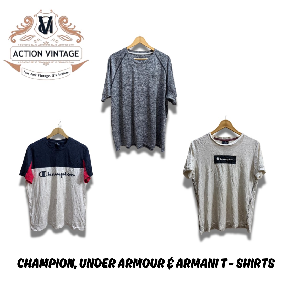 AV0012 Champion, Under Armour & Armani T - Shirts