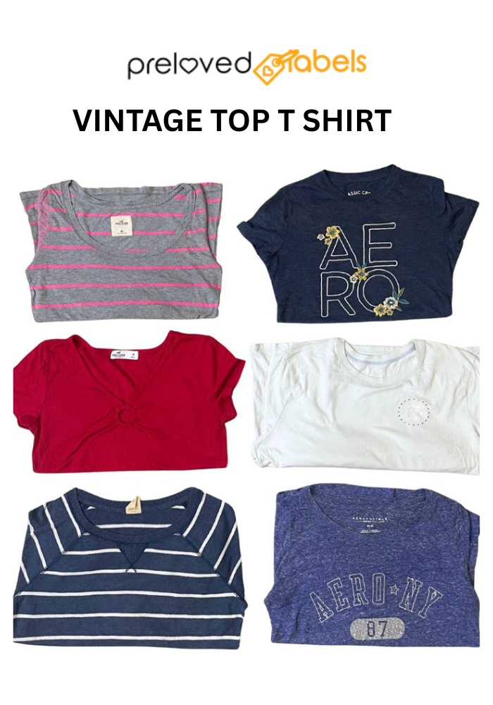アメリカンイーグル＆ホリスター – ミックスブランドヴィンテージトップTシャツ