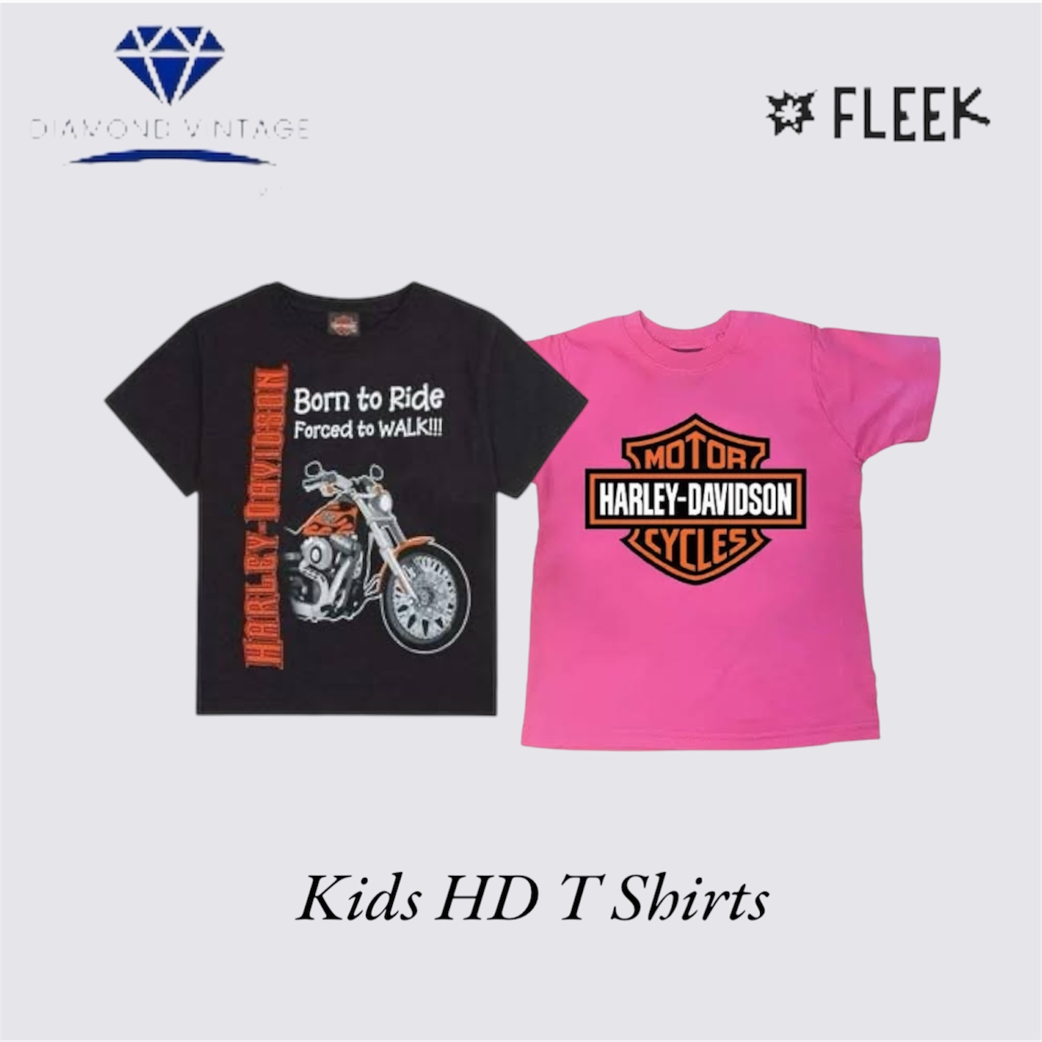 T-shirts pour enfants Harley Davidson (DV -7- 398)