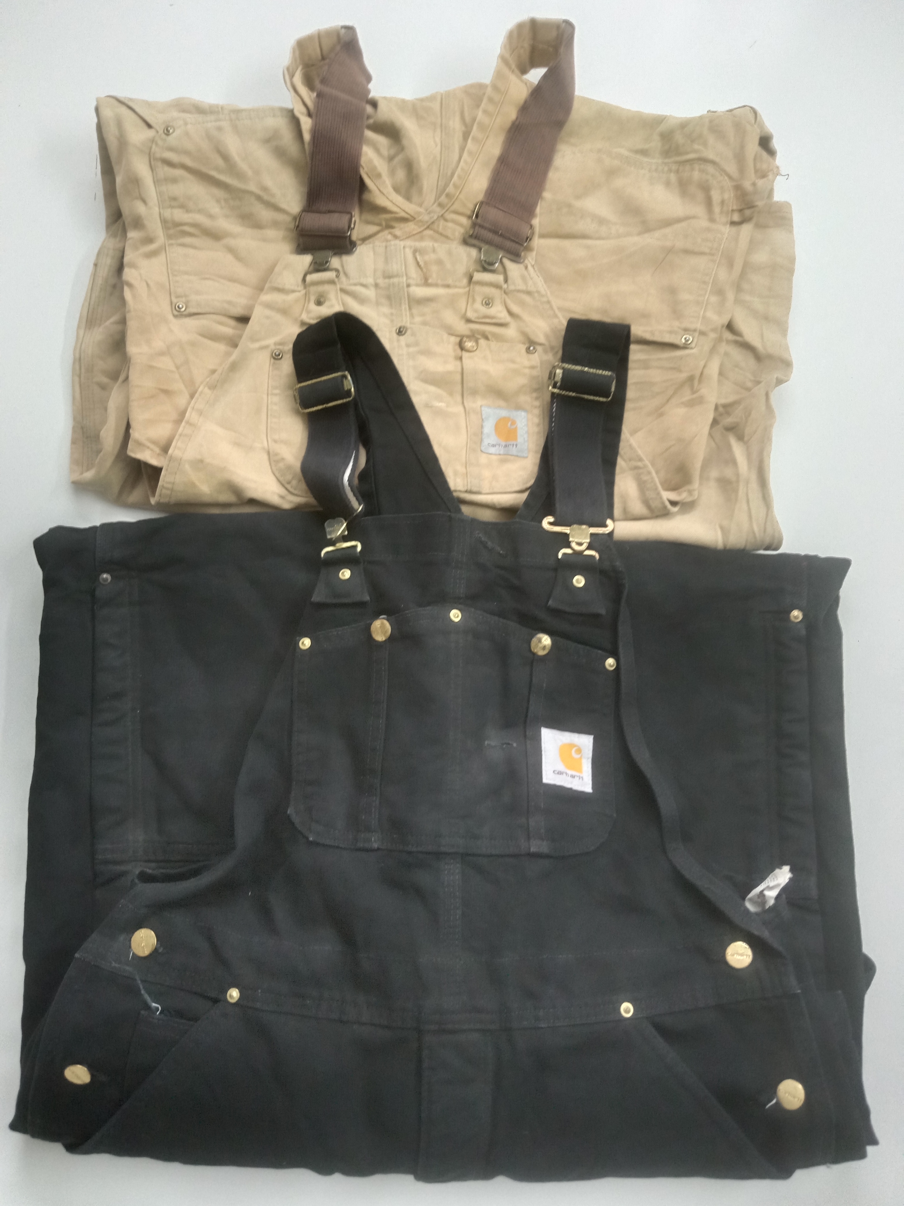 Salopette con marchio Carhartt