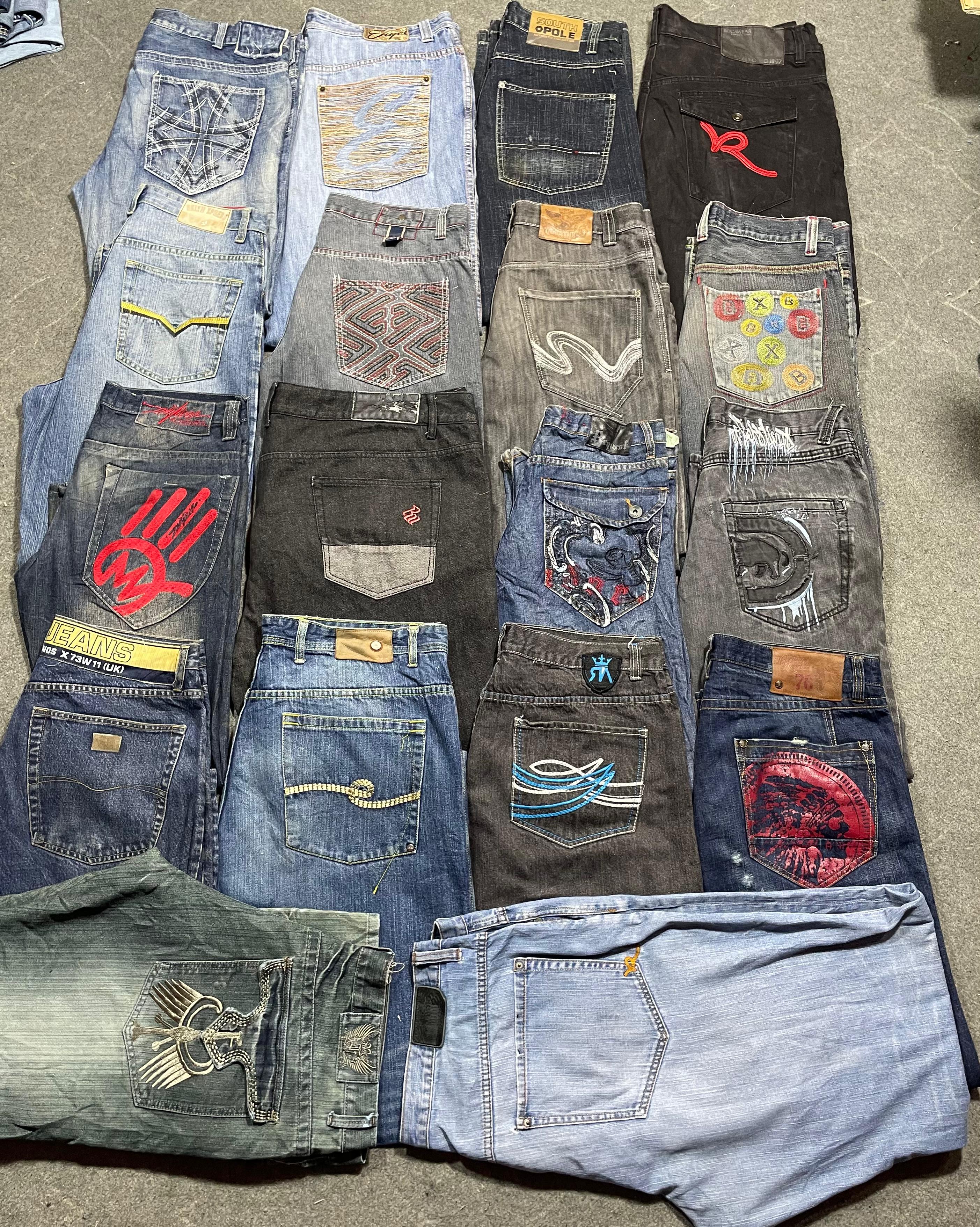 Jeans Baggy HipHop Ricamati
