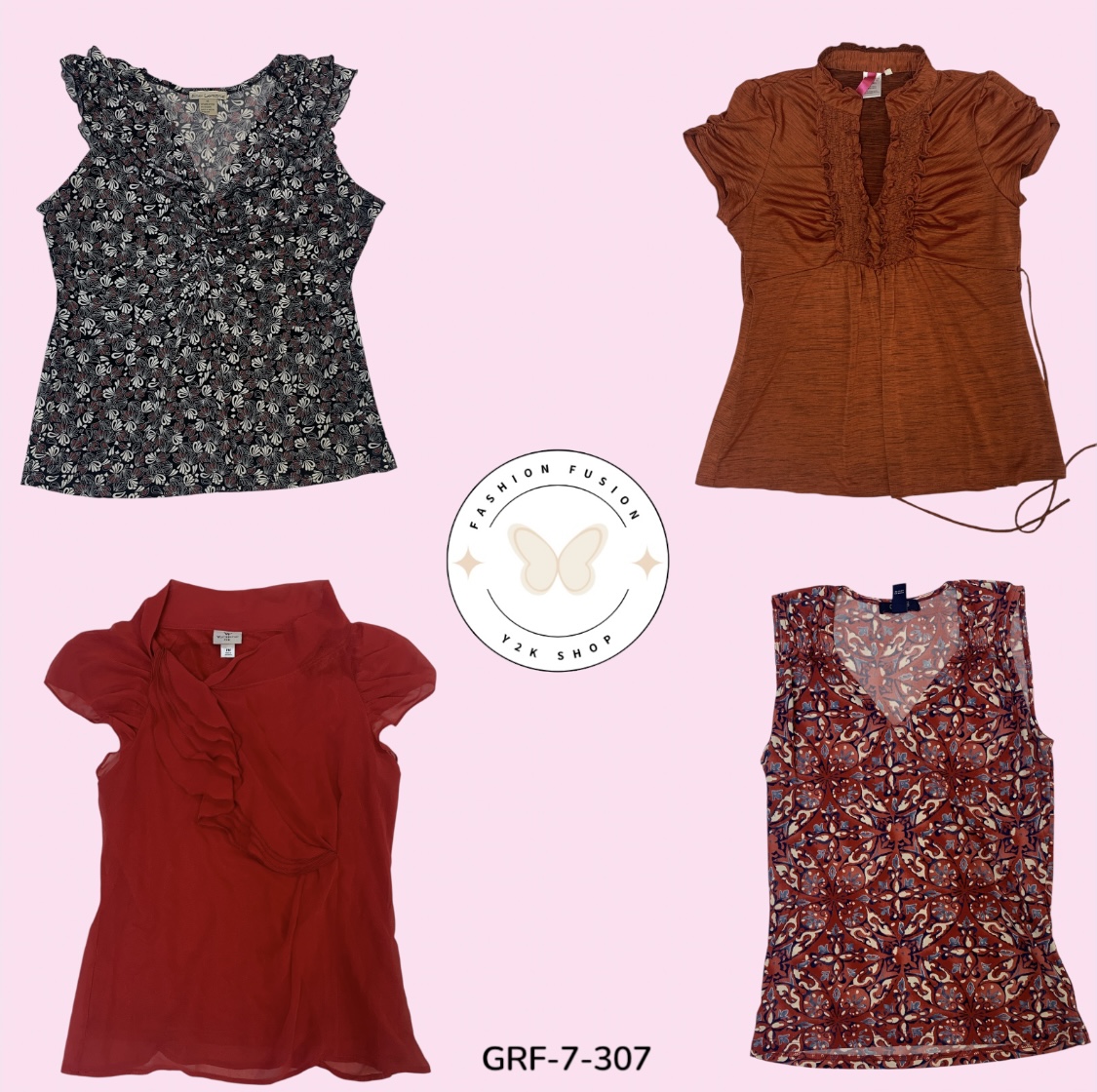 Blusa Gráfica Vermelha – Top Casual e Legal de Manga Curta (GRF-7-307)