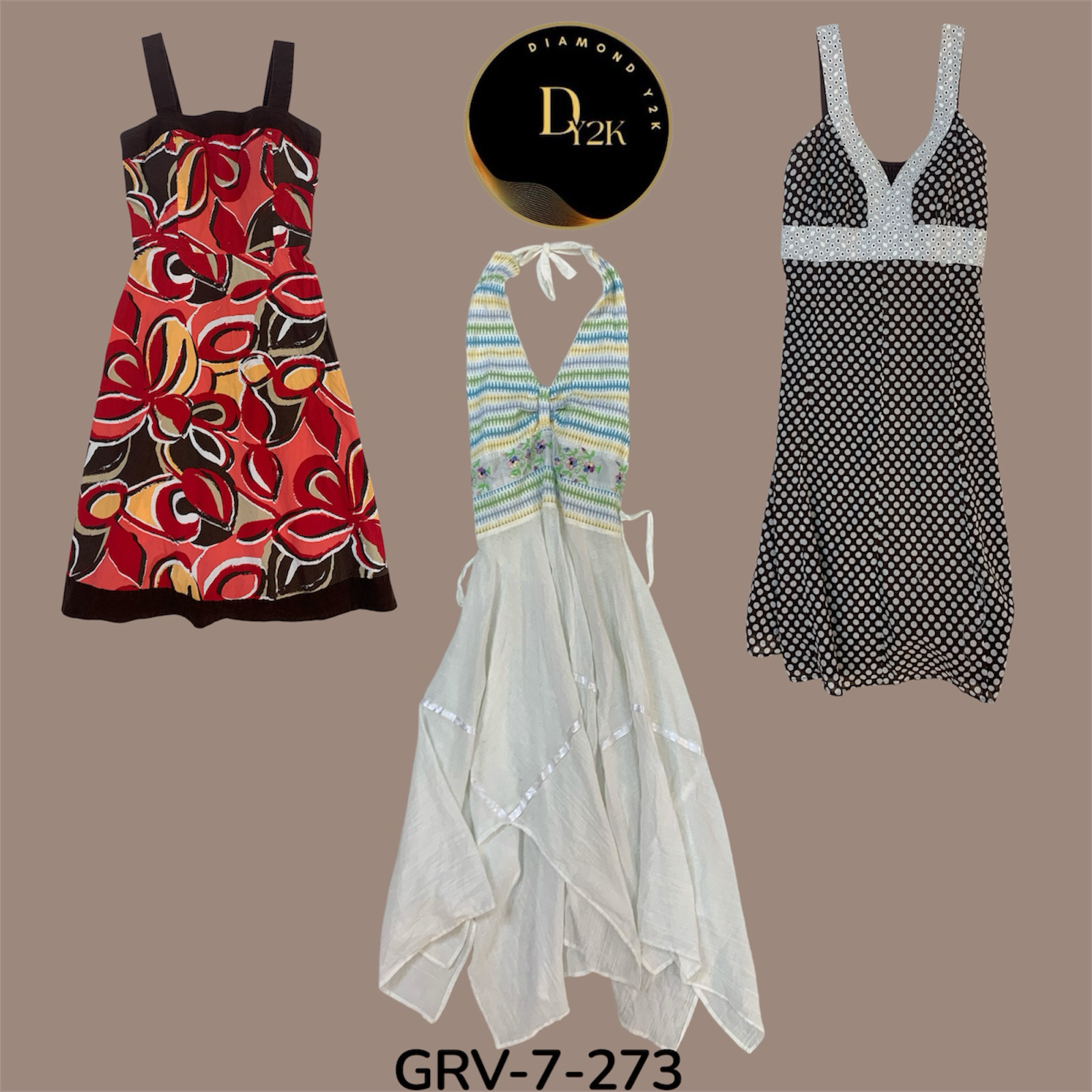 Vestido de Algodão Feminino – Leve, Macio e Respirável (GRV-7-273)
