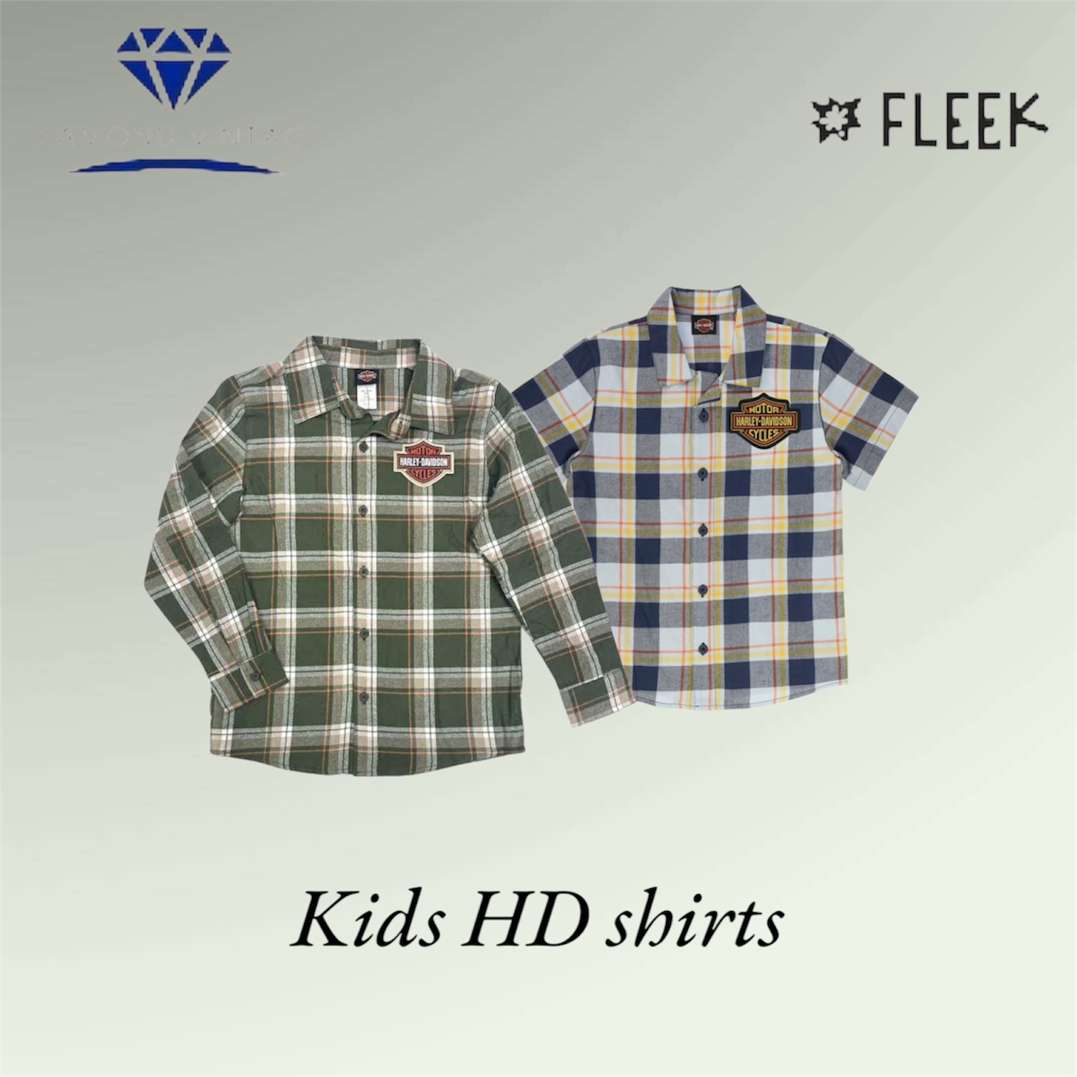Kids Harley Davidson Shirt (DV -7- 321)