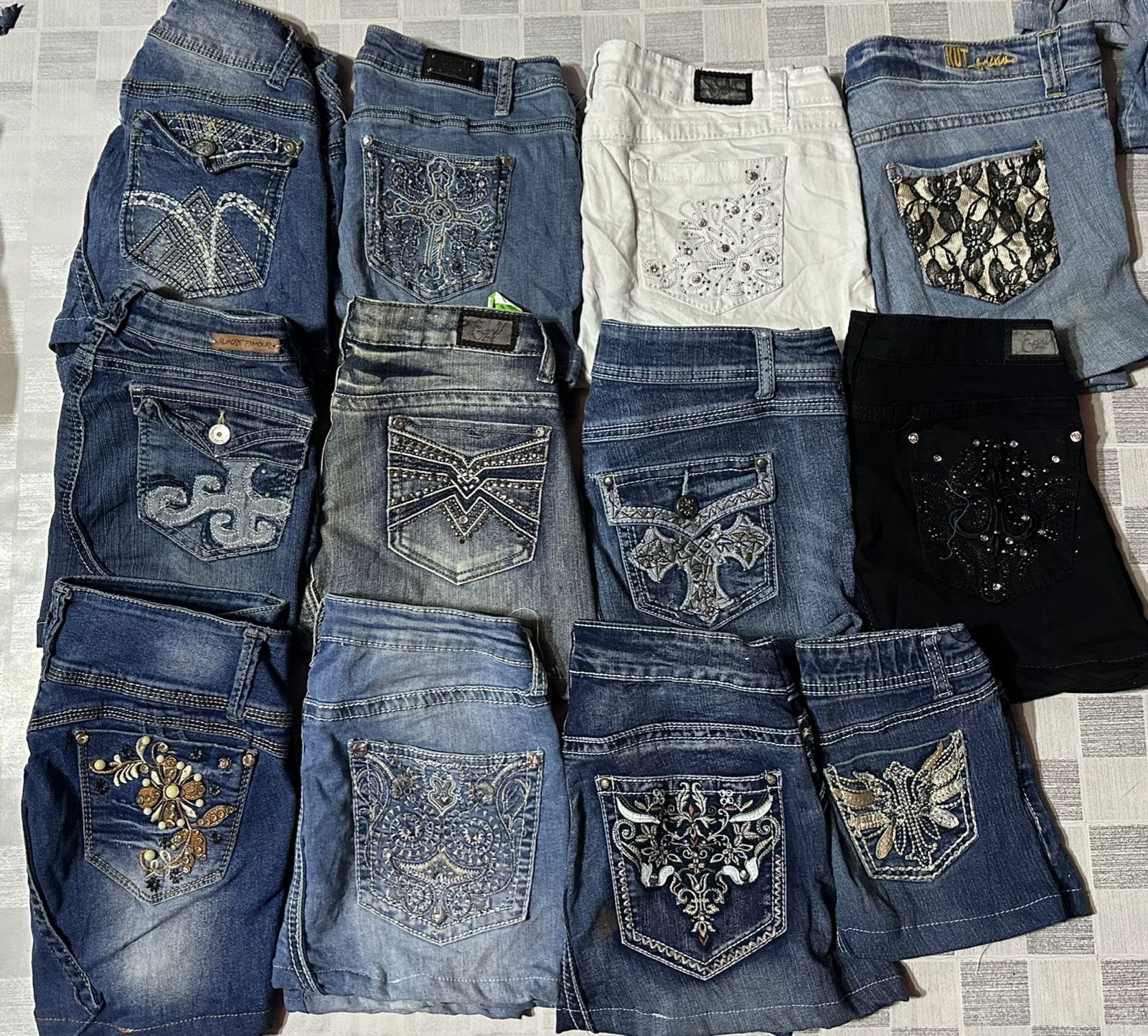 ALMOST FAMOUS AND OTHER MIX BRANDS SKIRTS (ID 1292)