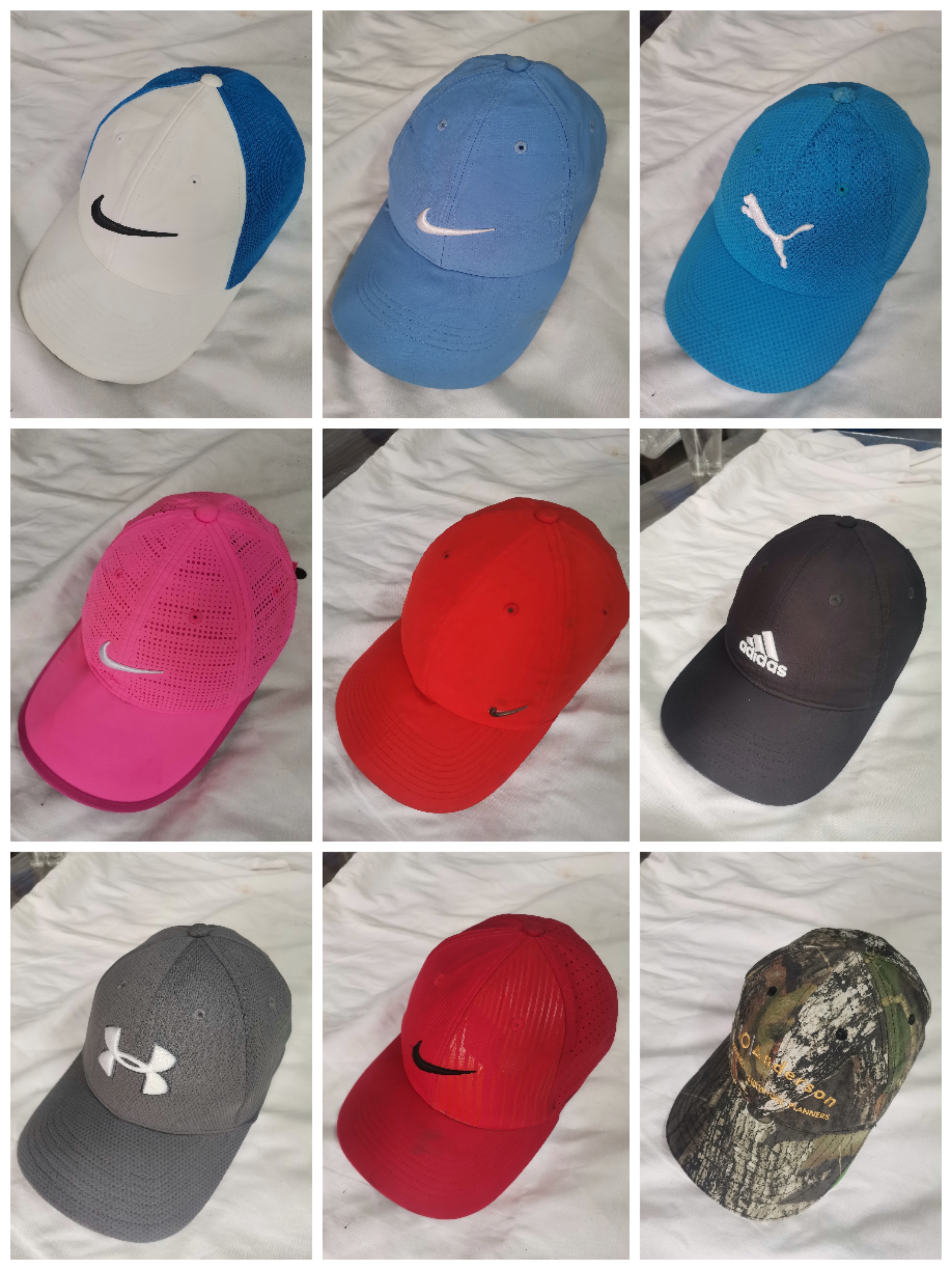 🧢 Nike, Adidas, Puma, Under Armour, Realtree Caps | Modern, Y2K, Vintage Mix | Streetwear + Sportcore + Outdoor listing ID#47