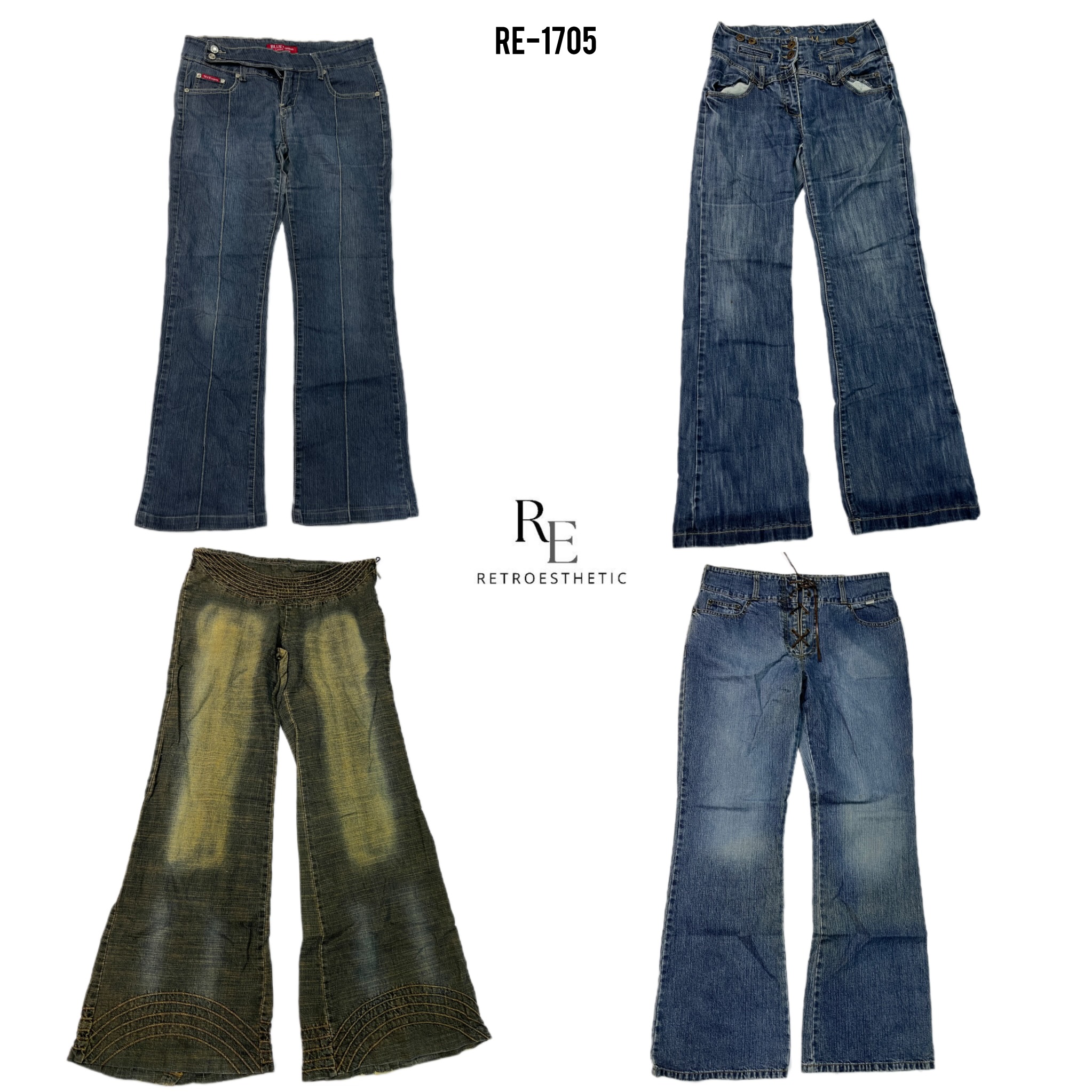 Y2K Britney Era Denim Jeans (RE-1705)