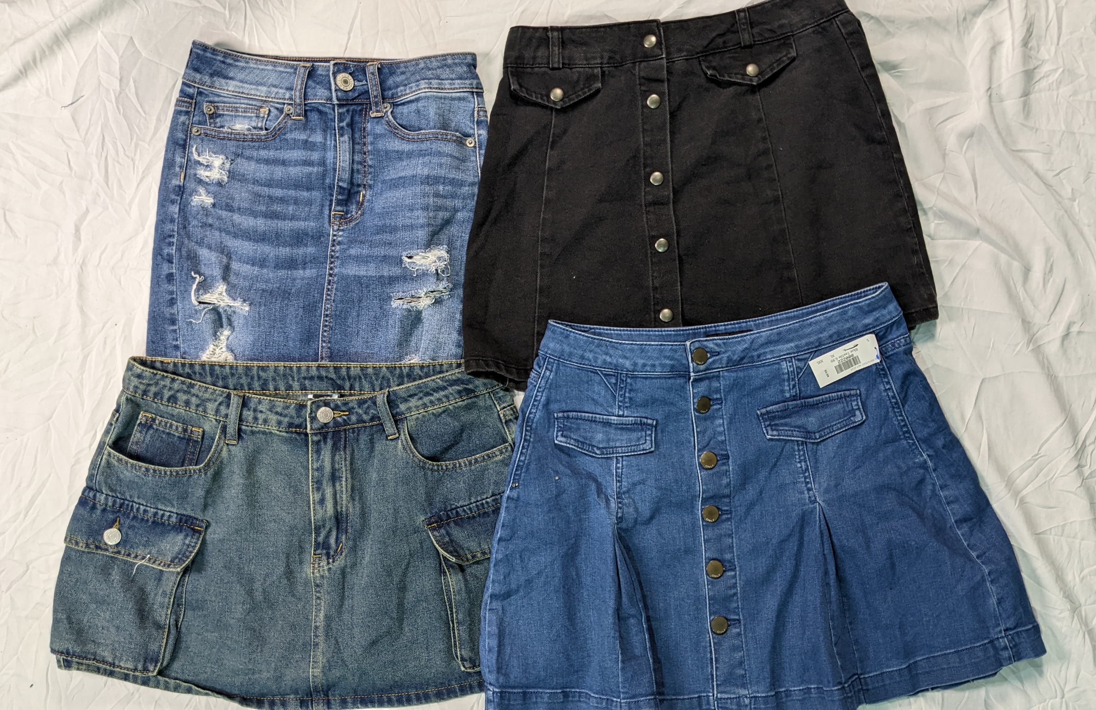 Jupes en denim mix It girl