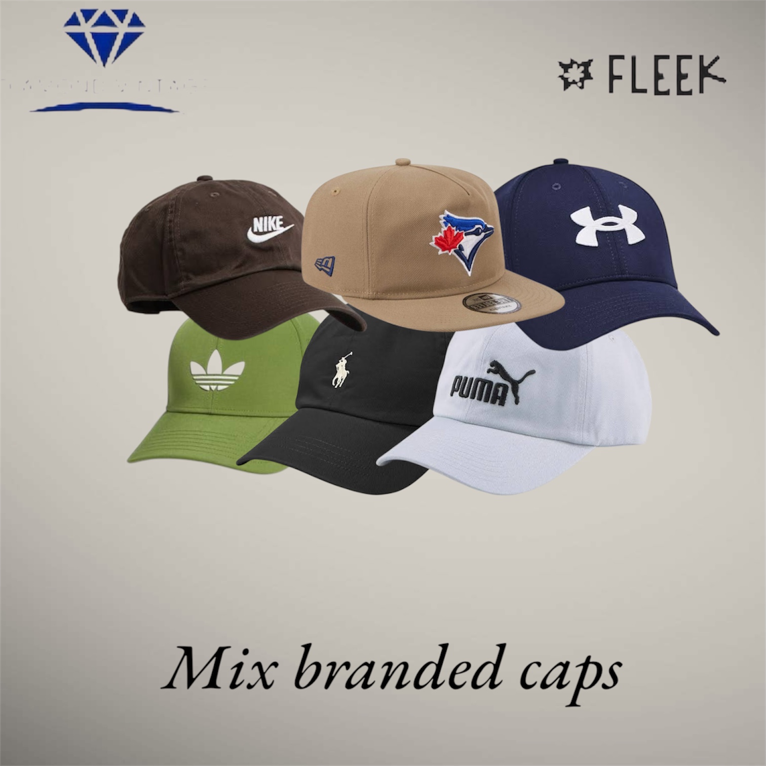 Mix branded  caps (DV -7- 443)