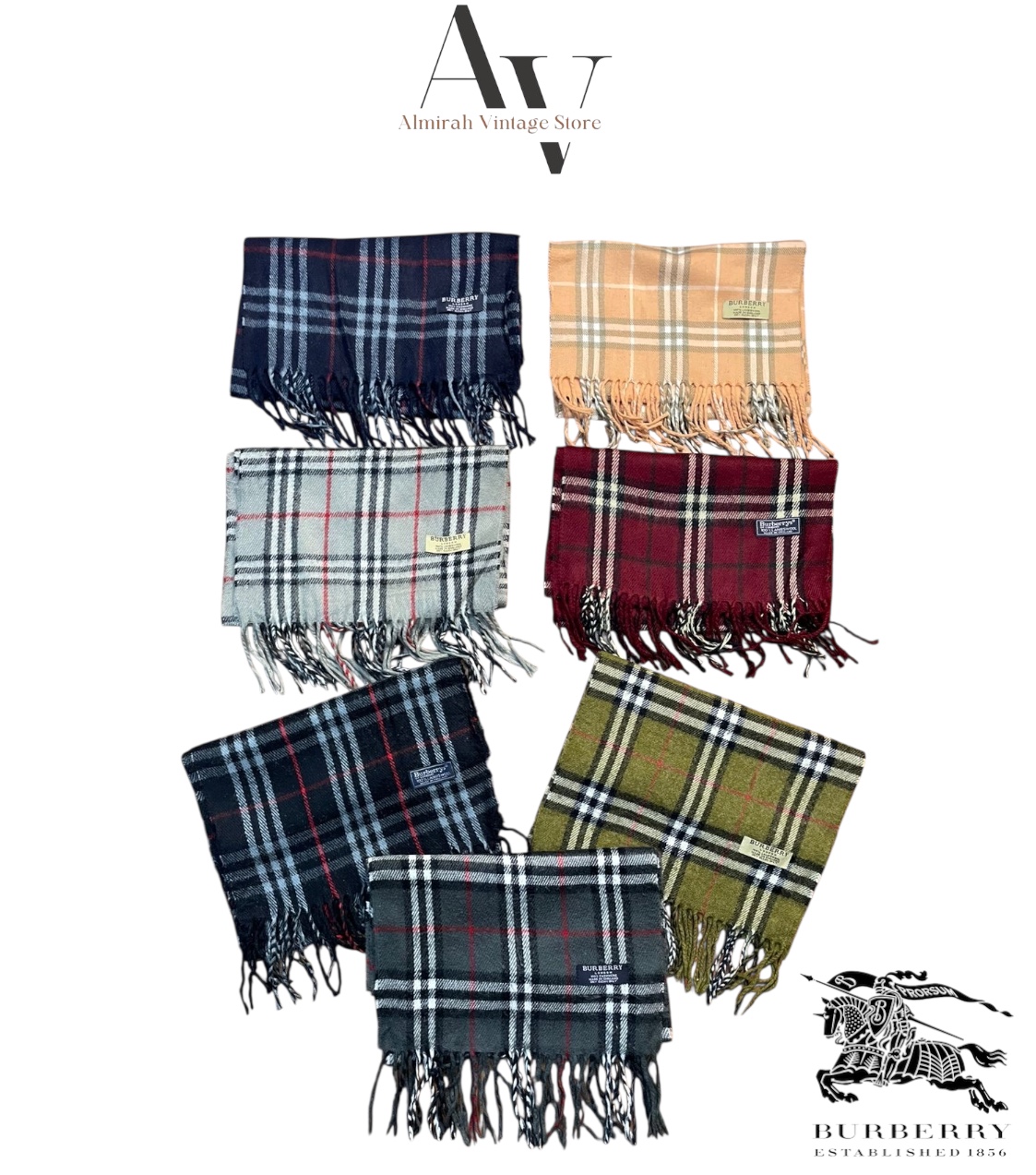 Y2K Burberry-Schals