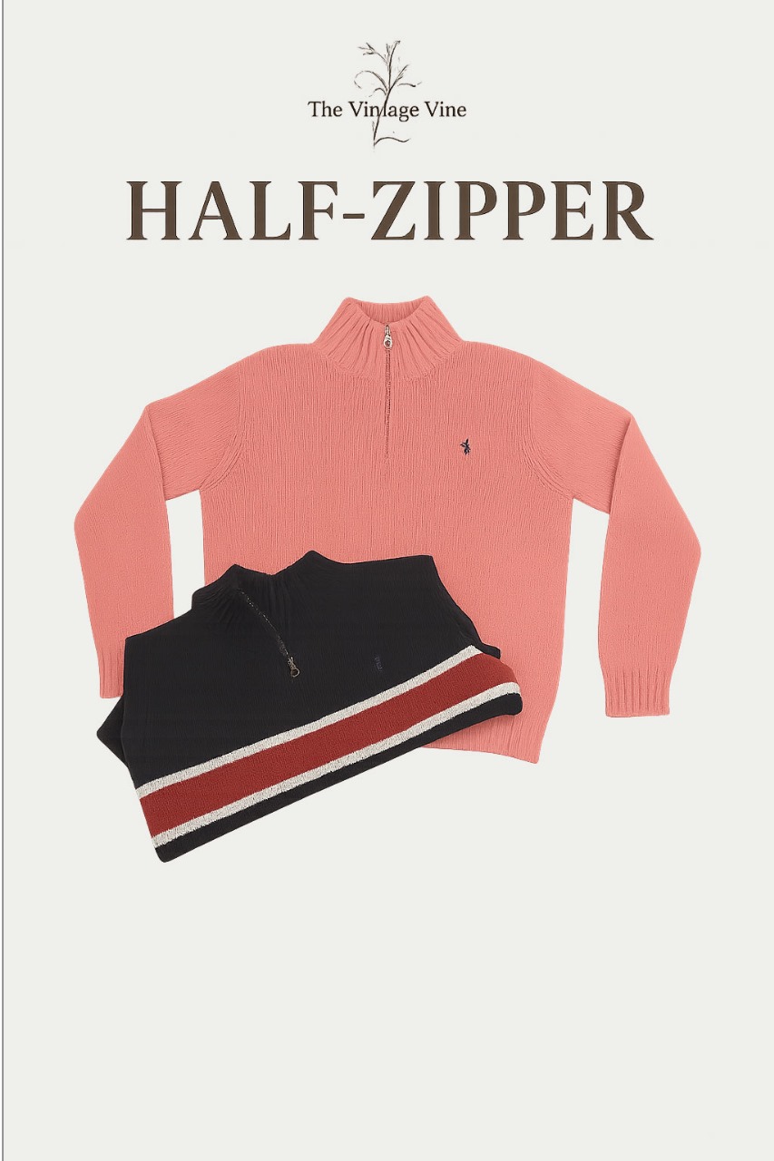 Tommy Hilfiger & Polo: Ícones de Meio Zíper e Cardigans