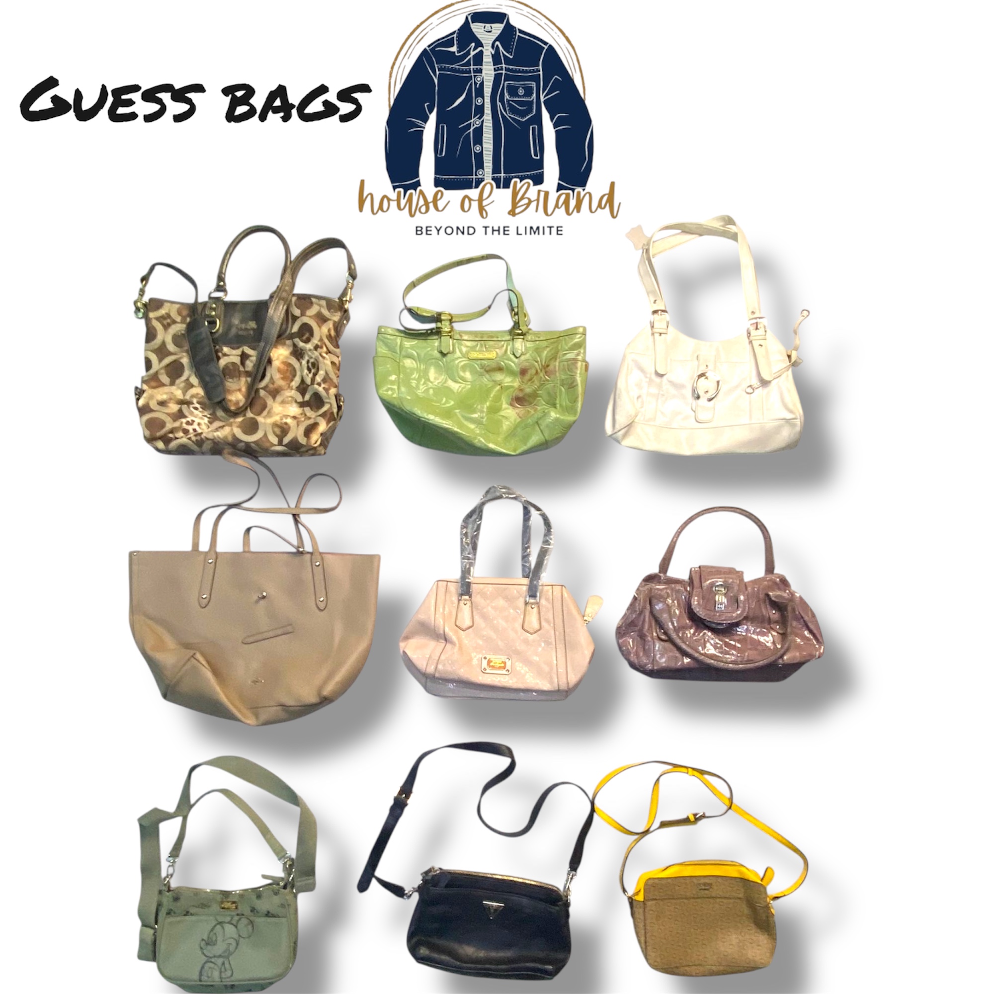 Guess, Coach, Disney 2 Taschen unbranded
