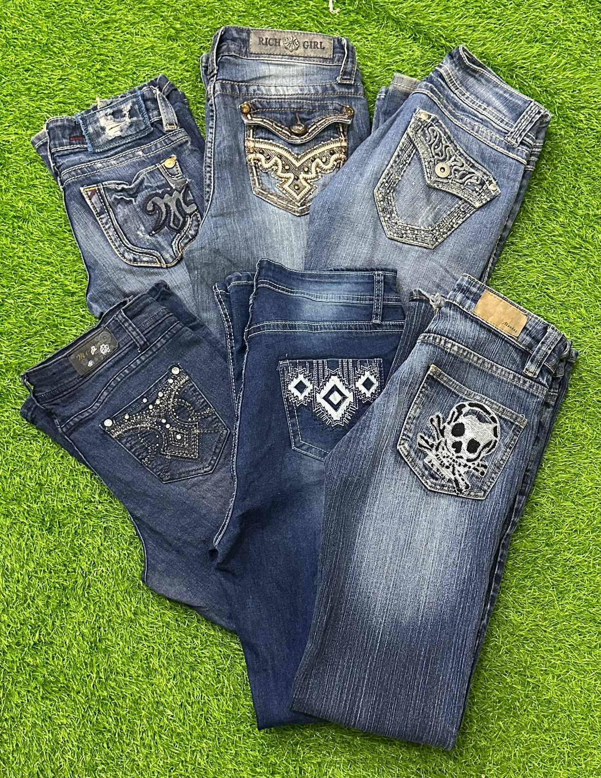 Jeans acampanados para mujer Y2K