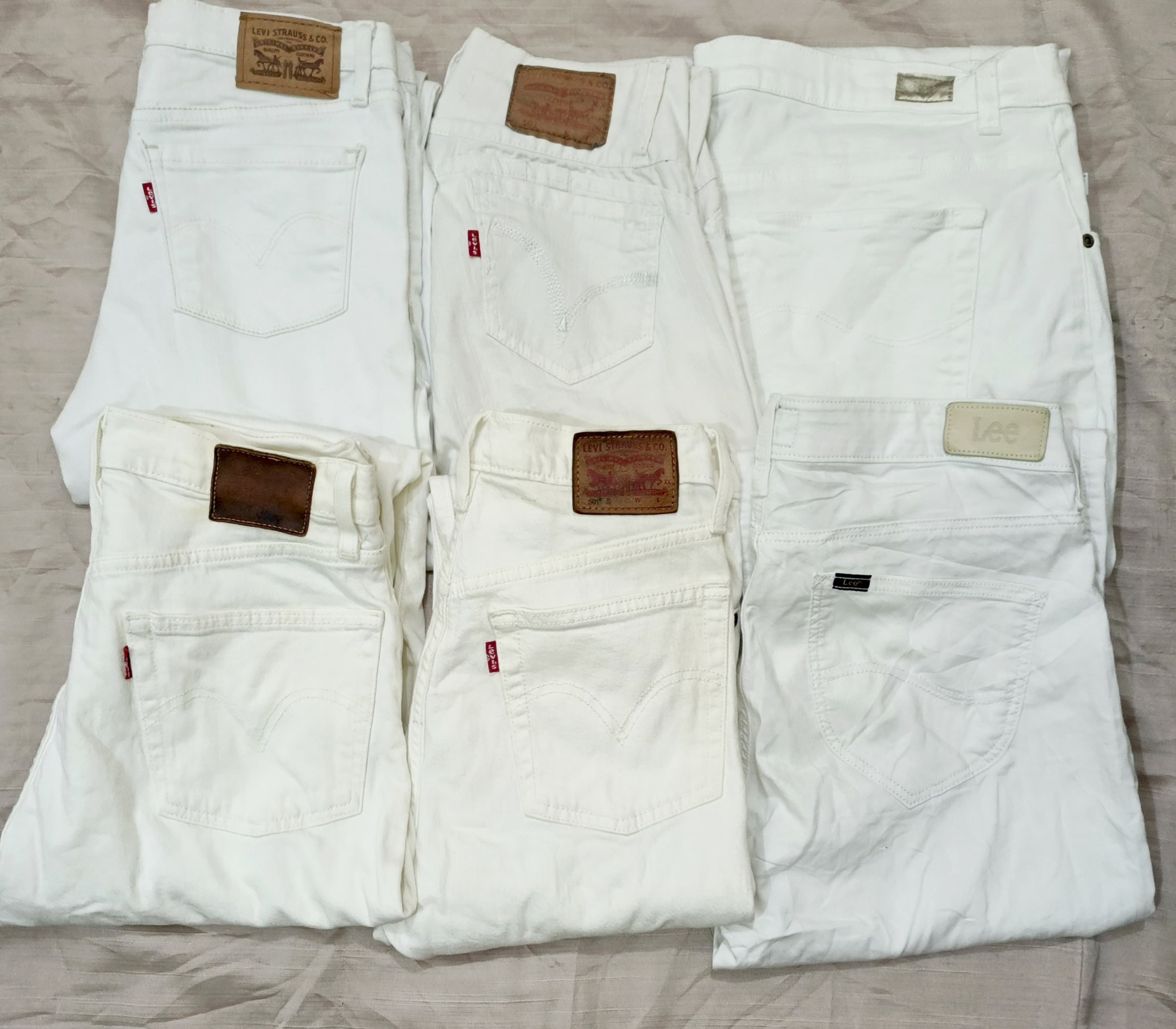 Pantalons Lee et Levi's