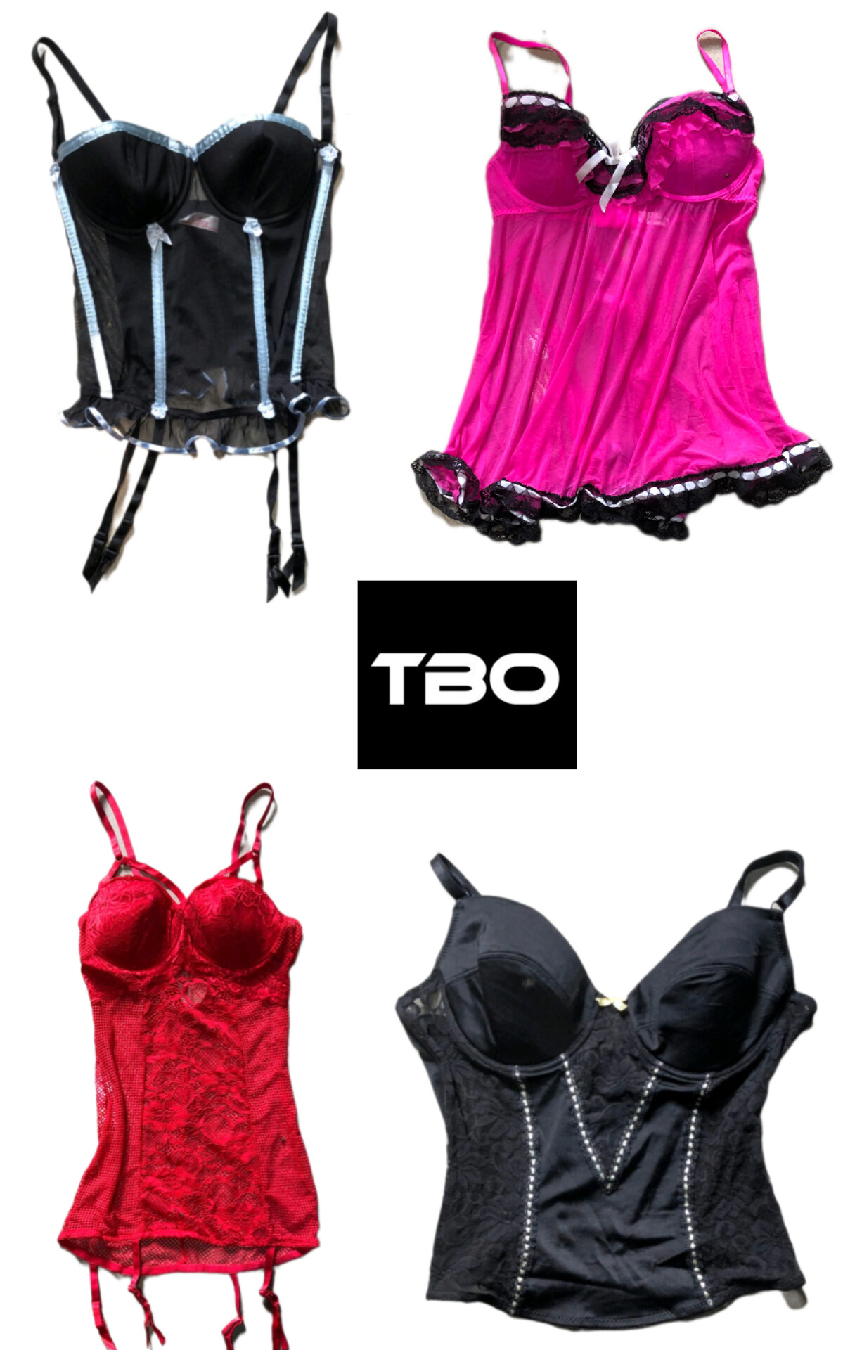 Baby doll Tops including corset