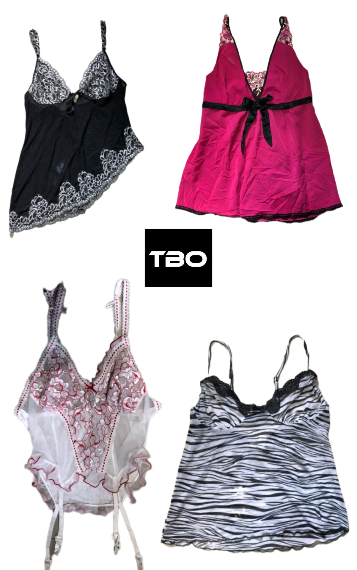 Superbes tops en cami