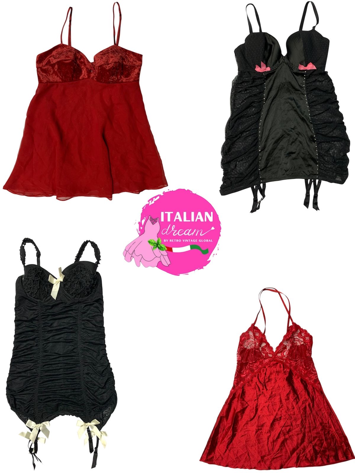 Y2K kräftige Farben Babydolls
