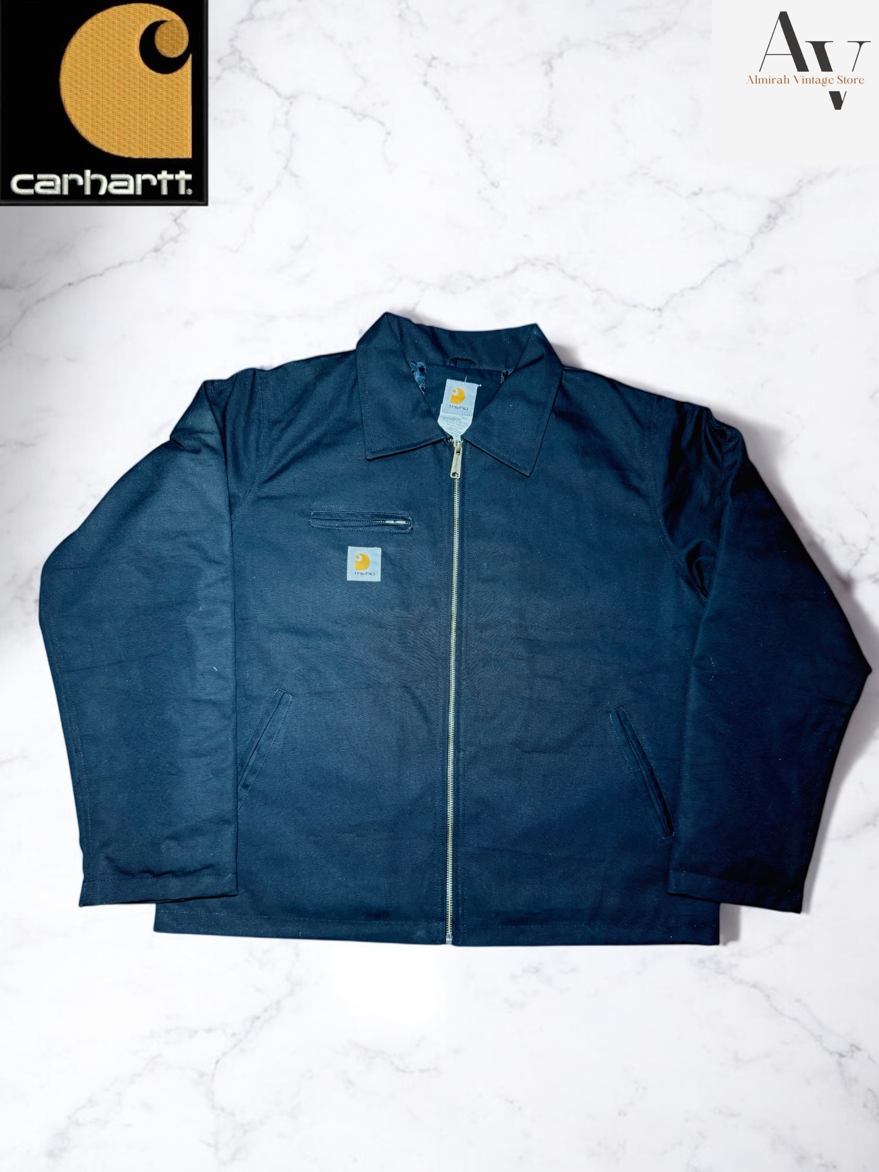 Carhartt Reworkstyle schwarze Detroit Jacken