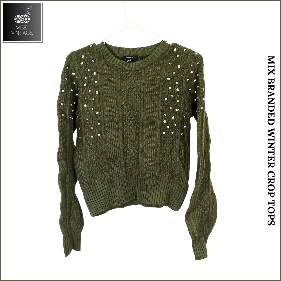 MISCHIA TOP CORTO INVERNALE CON Marchio
(BUNDLE 2)
