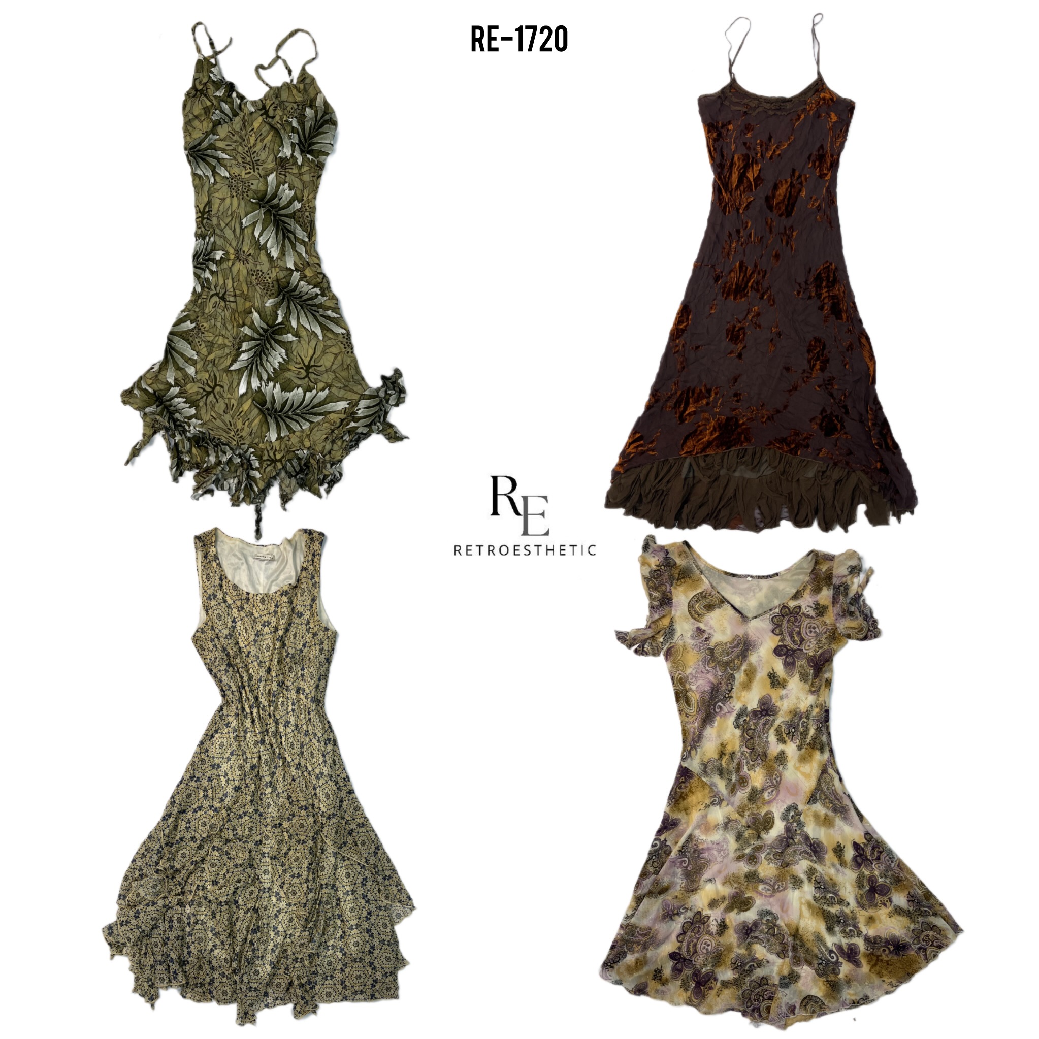 Y2K Boho Fairycore Summer Dresses (RE-1720)
