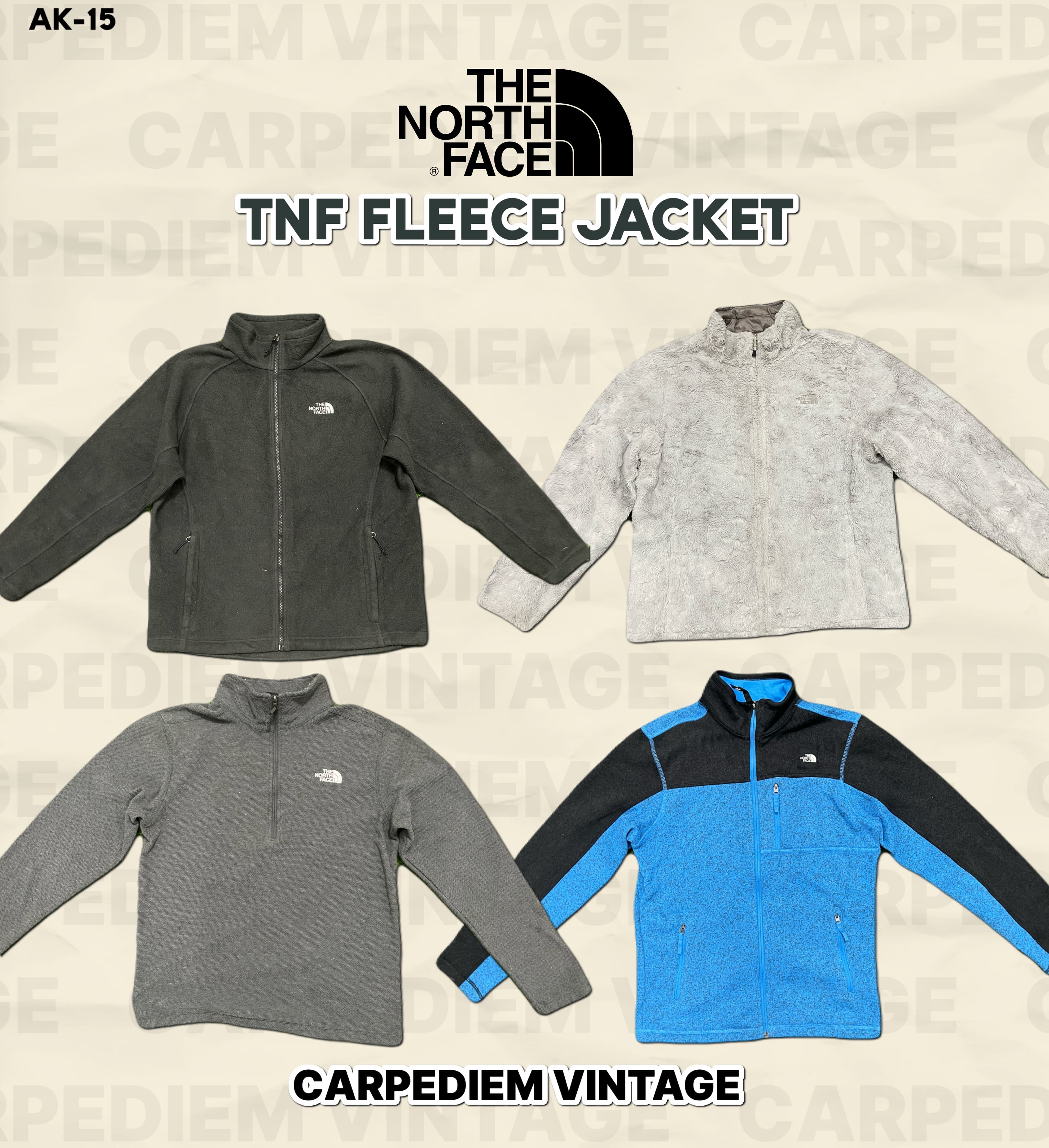 DIE NOTH FACE FLEECE-JACKE | AK-15