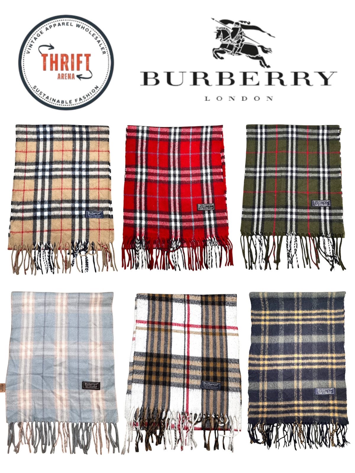T1250 Burberry Scarves