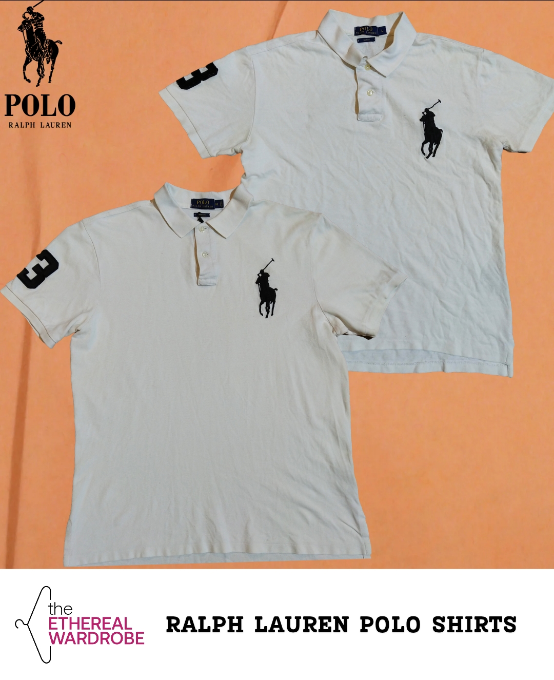 Ralph Lauren Polohemden Bundle von 10 Stück (RN#1059)