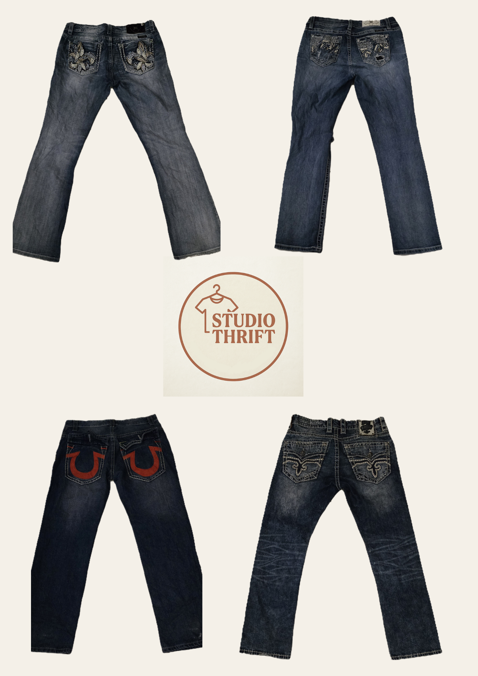 True Religion, Miss Me, Rock Revival Jeans