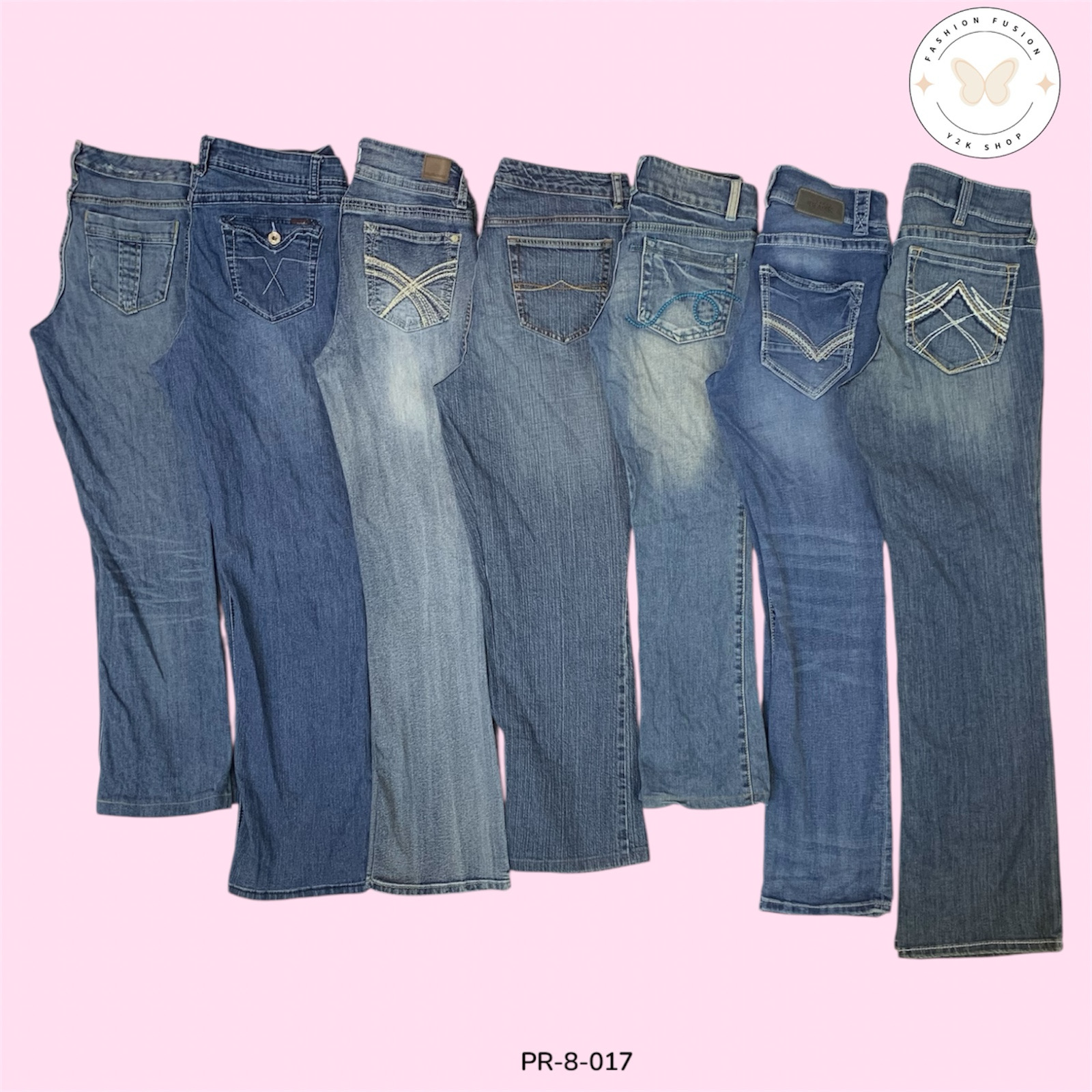 Flared Jeans Combo – Fast Fashion Must-Have Mix (PR-8-017)