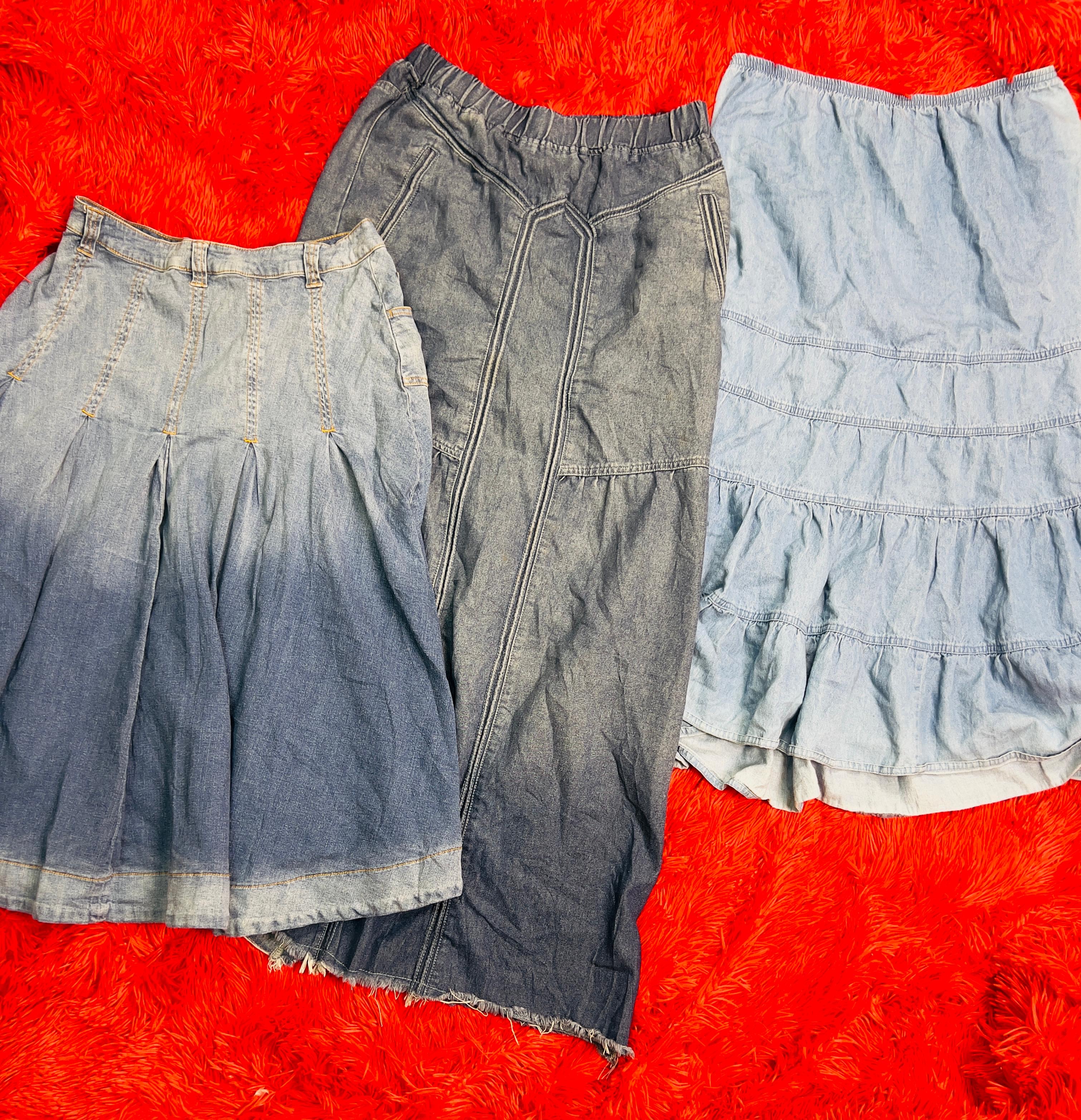 It Girl Denim lange Röcke