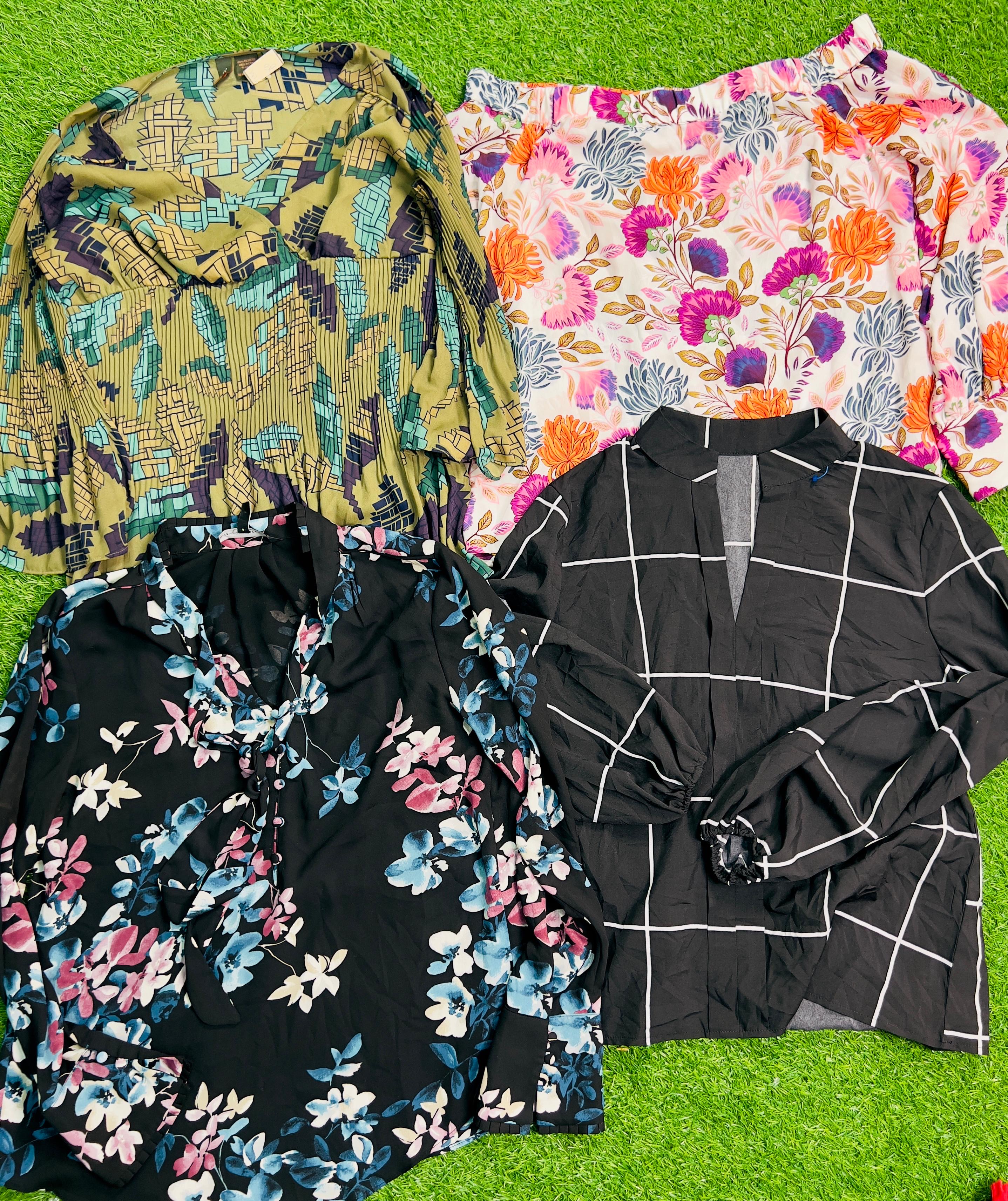European and ruffle tops