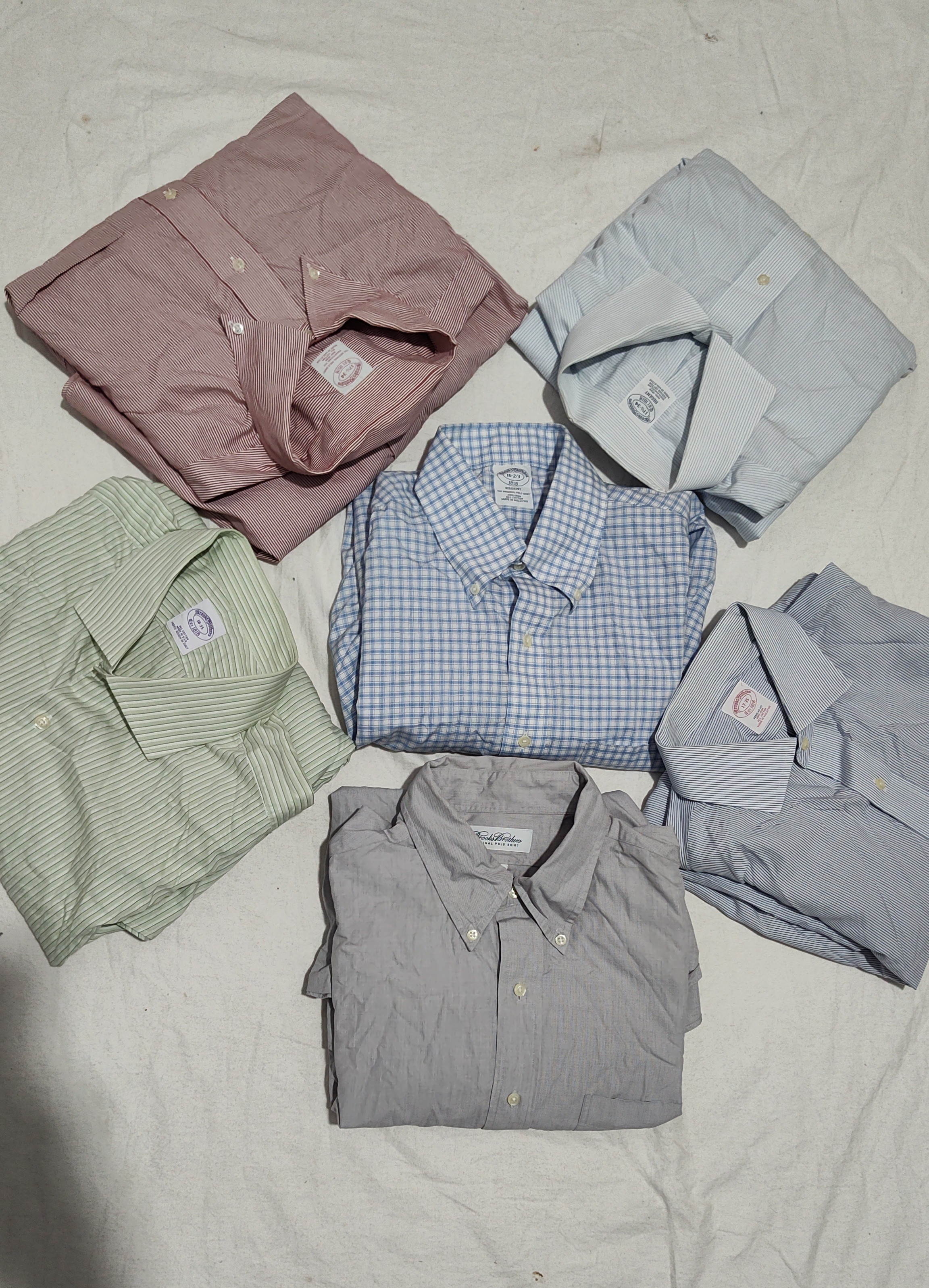 #02 Brooks brothers men cotton button shirts