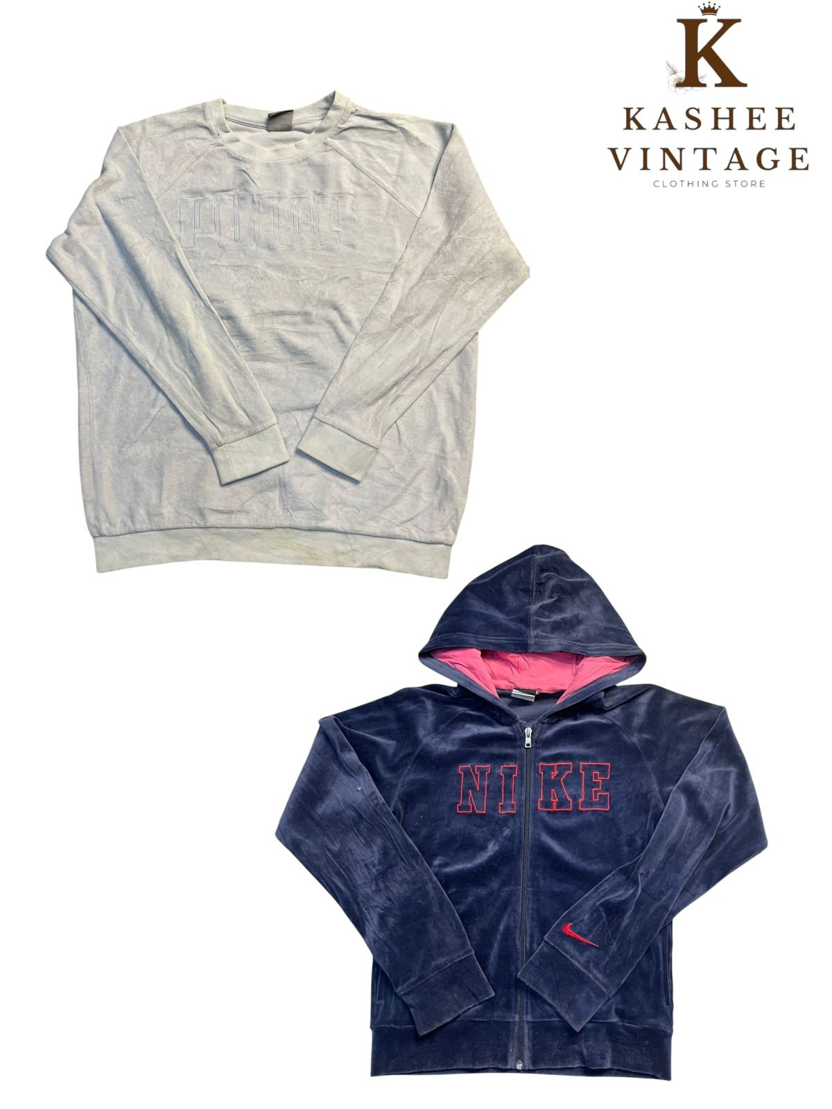 Nike and puma hoodie jackets