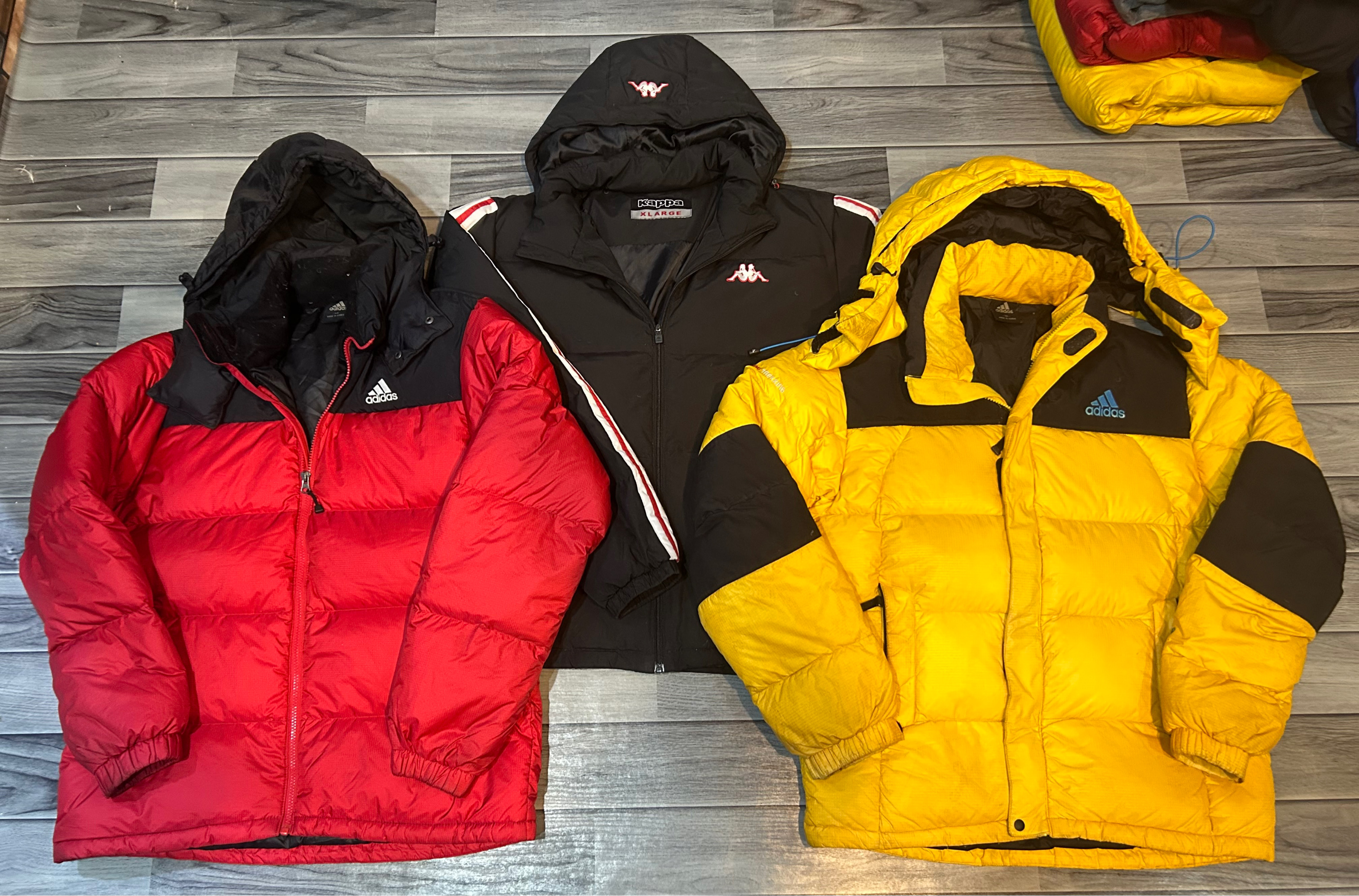 Adidas und Kappa Steppjacke pcs 8
