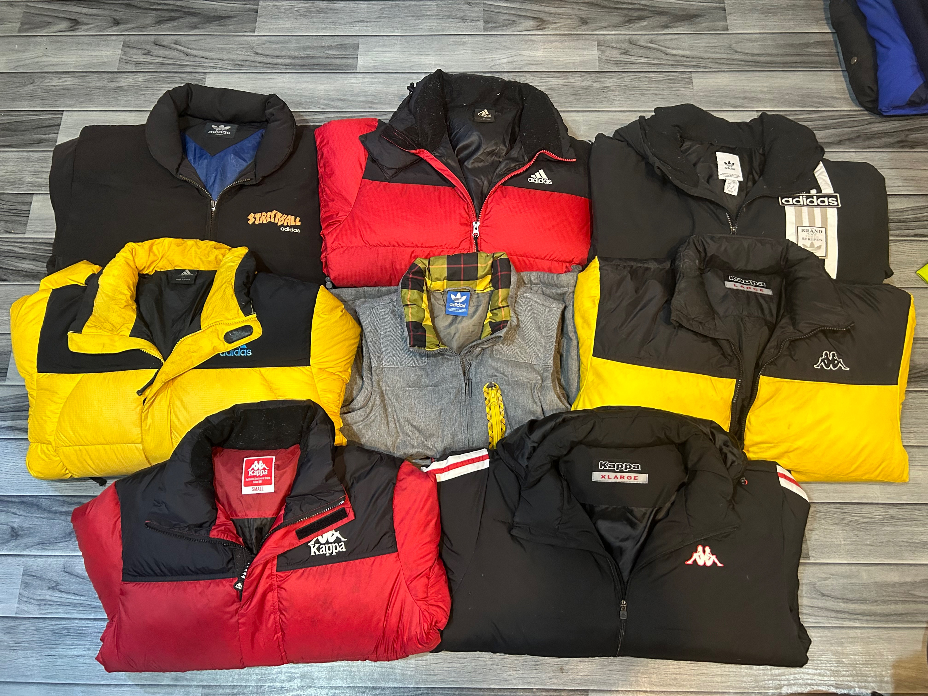 Veste doudoune Adidas et Kappa pcs 8
