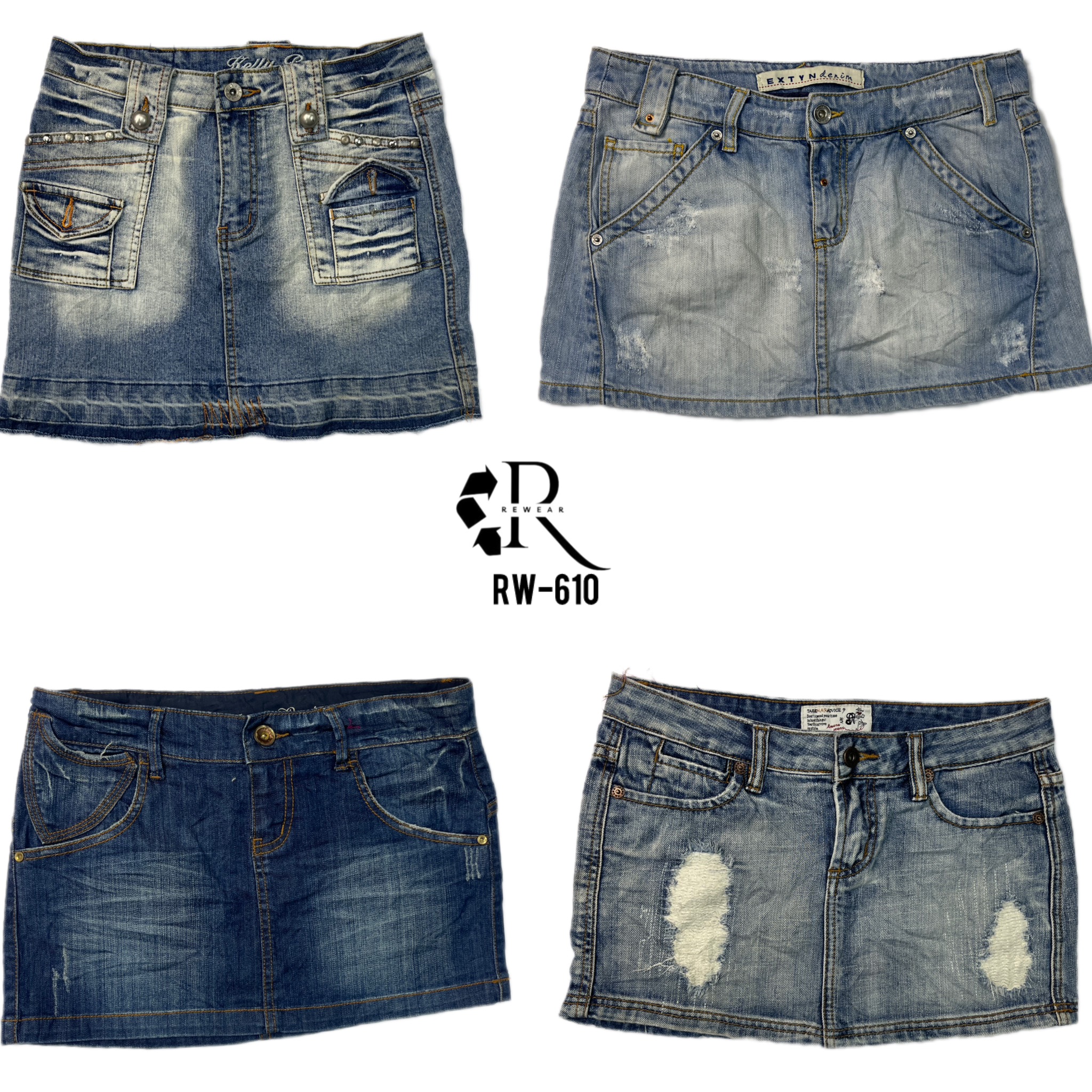 Y2K IT Girl Denim Minirock (RW-610)