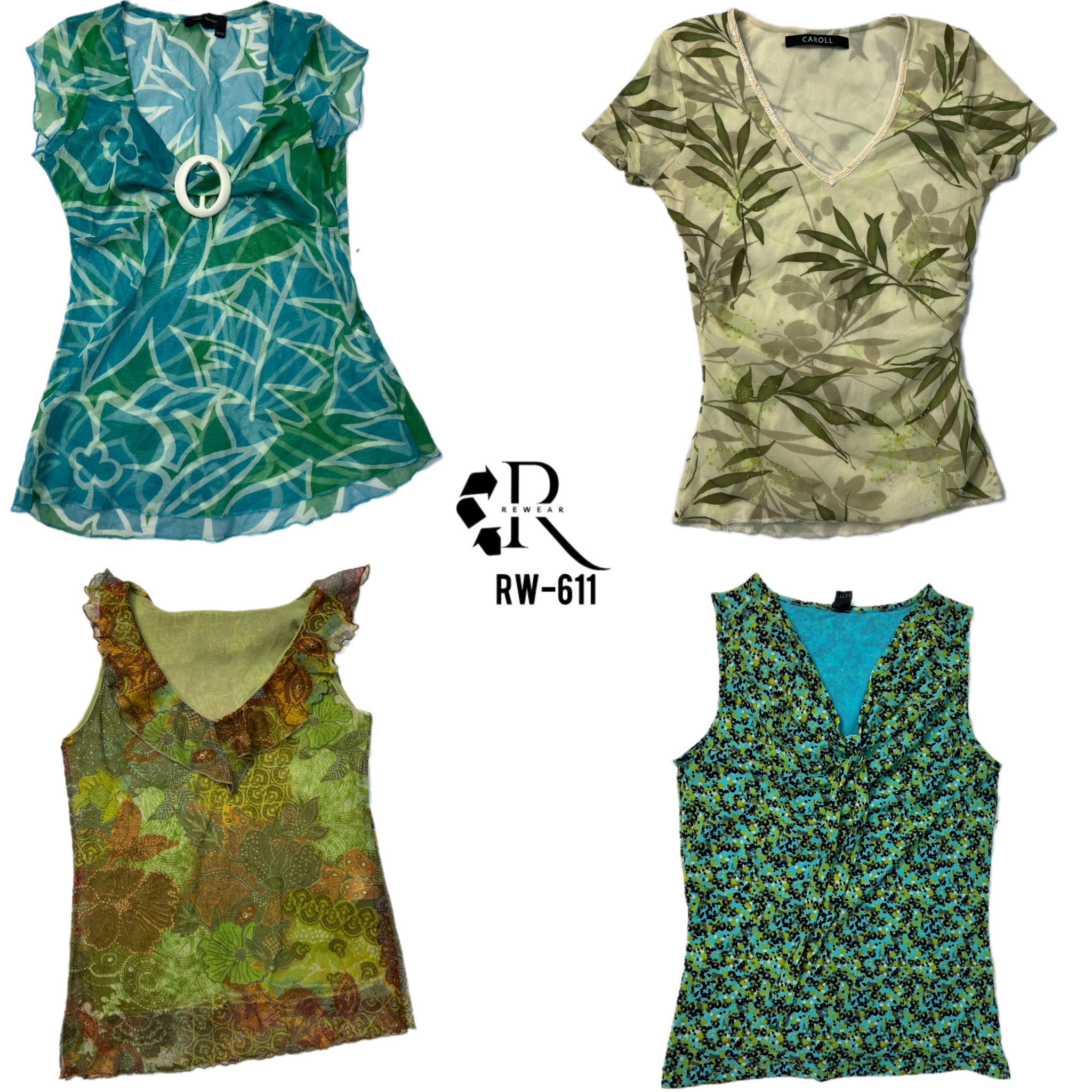 Y2K Forest Vibe ärmellose Tops (RW-611)