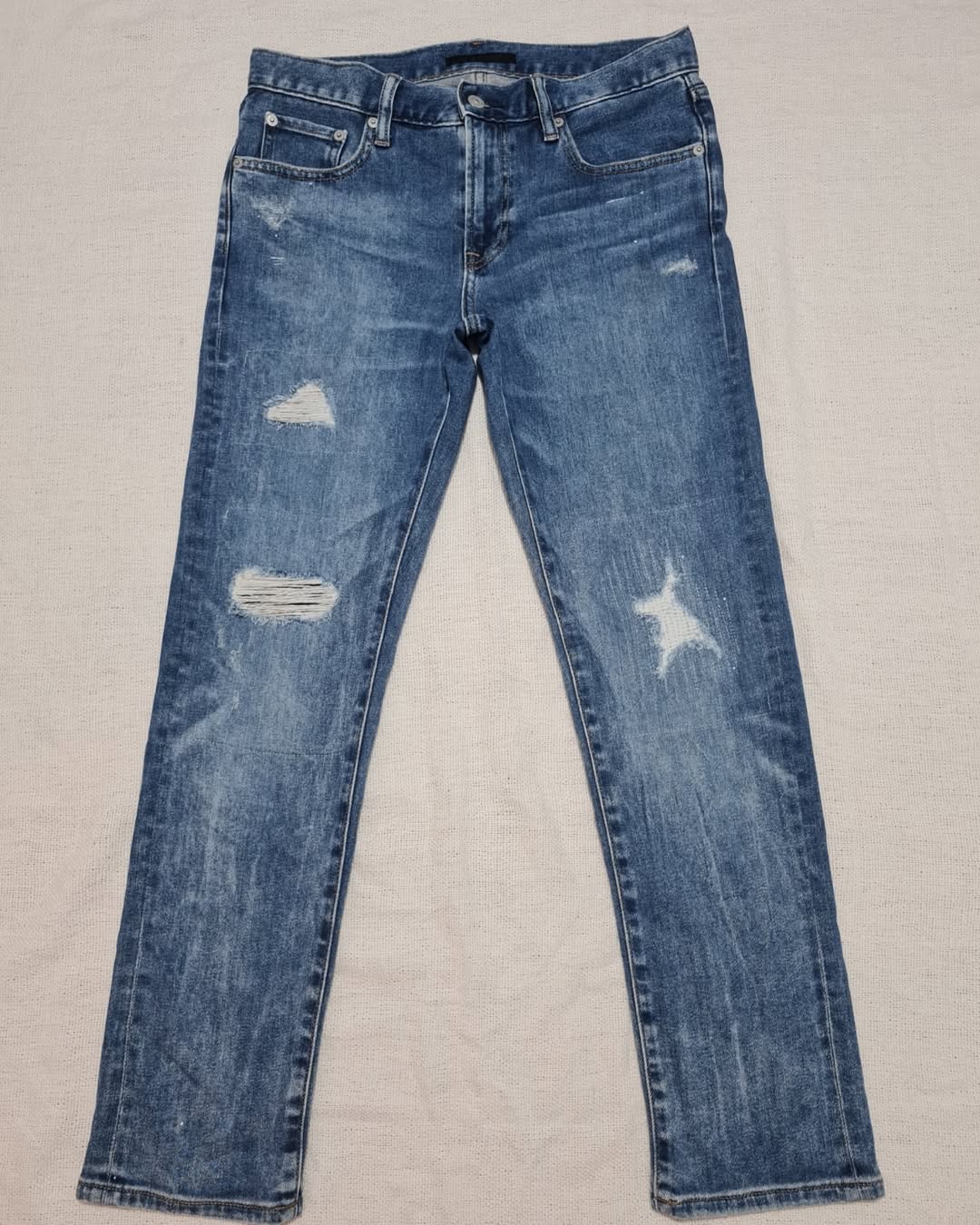 Calças estilo Y2K Damage moda masculina