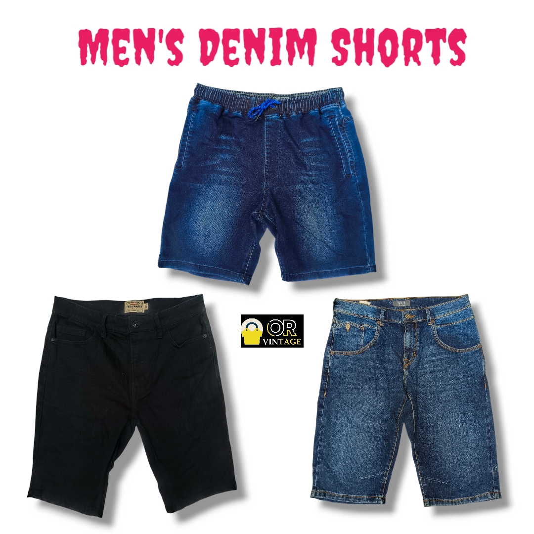 Klassische Herren-Denim-Shorts