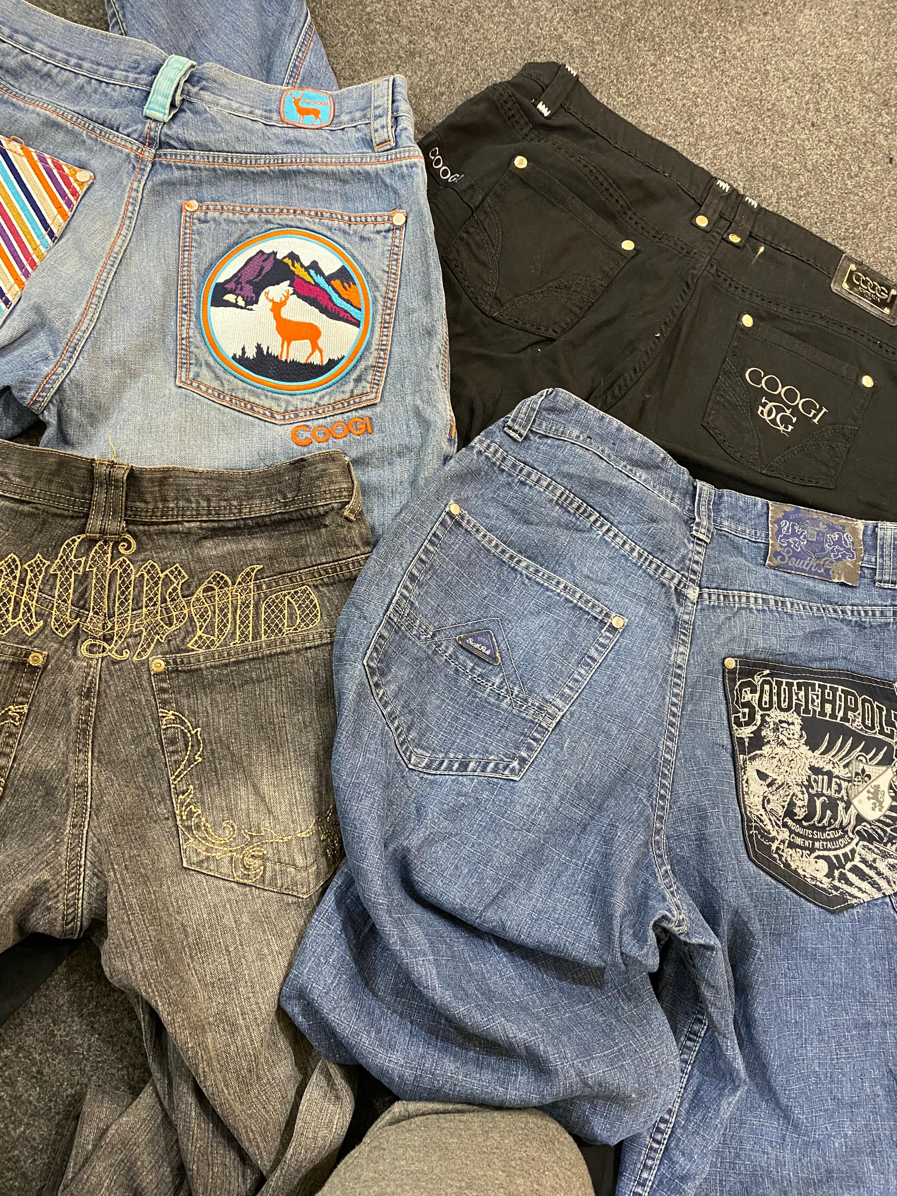 U.S. Polo / Coogi and Y2K Hiphop Baggy Jeans