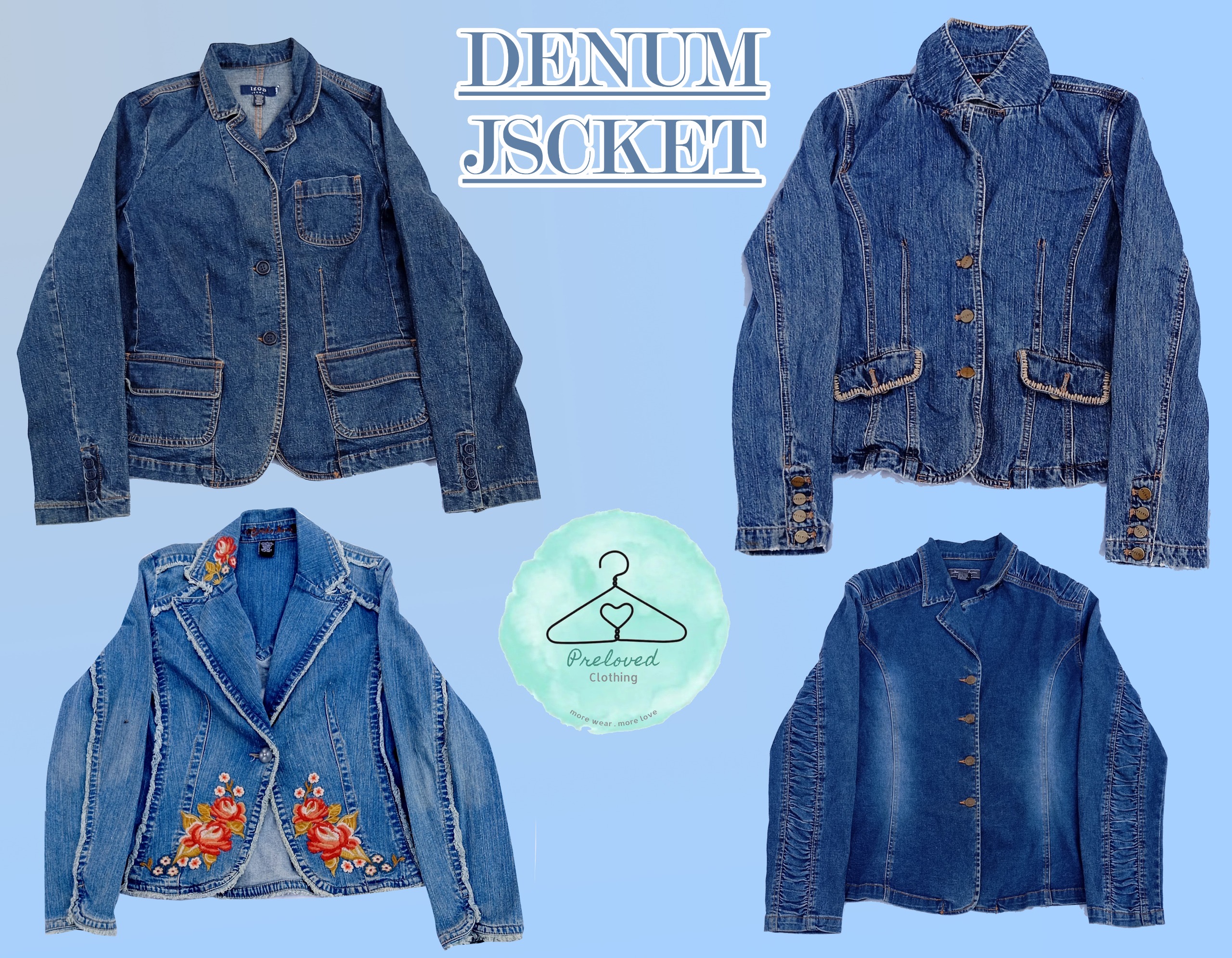 Jaquetas de Denim Y2K