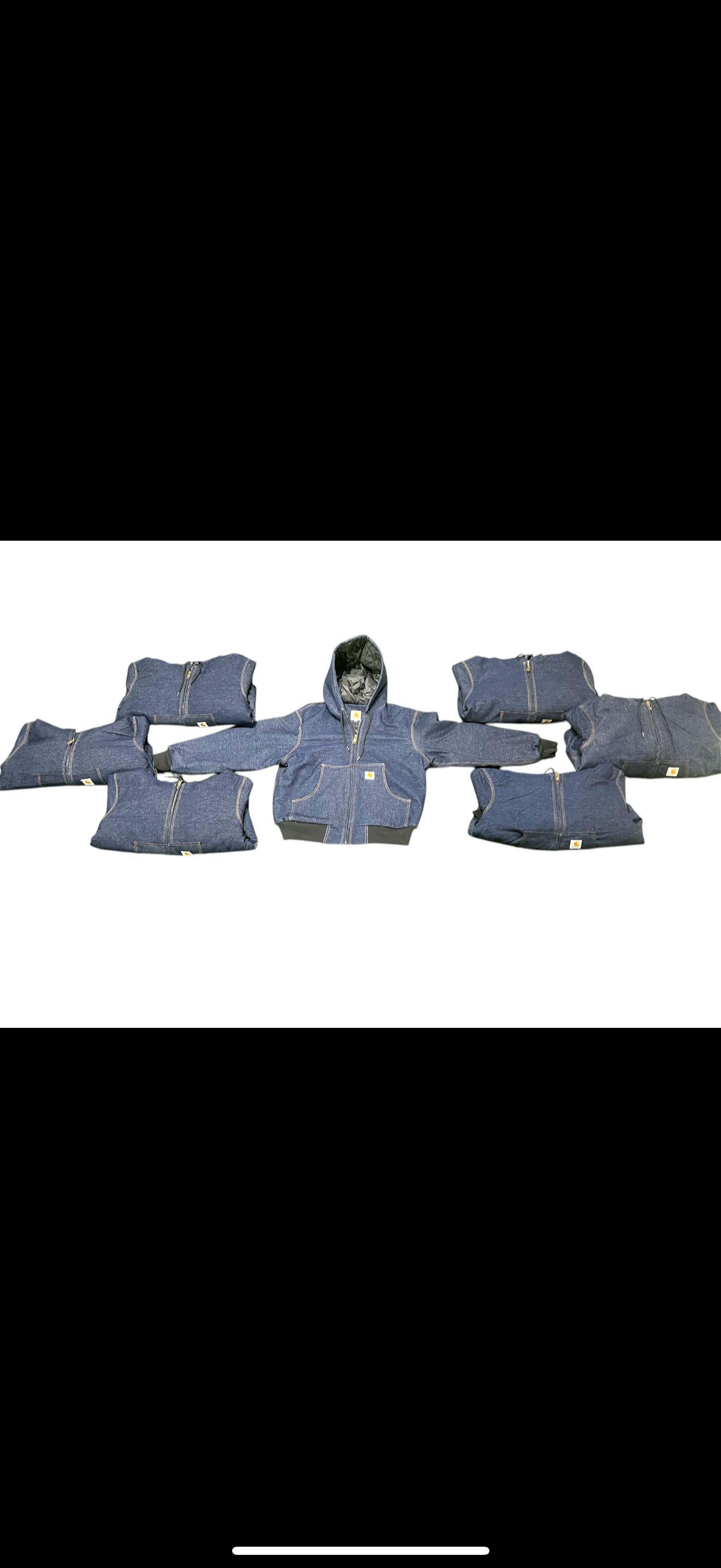 Chaqueta con capucha de jeans estilo Rework Carhartt