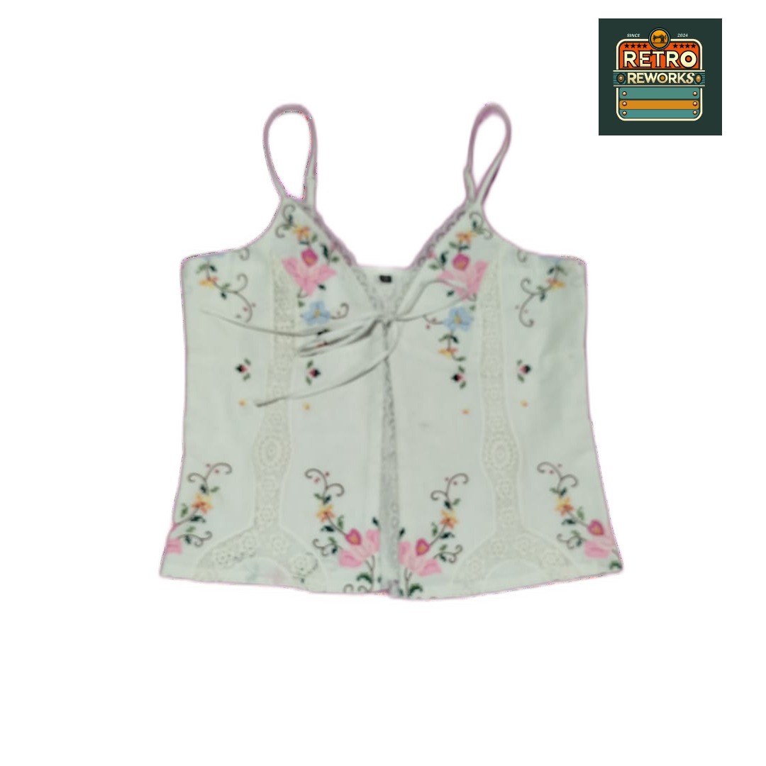 SS25 Upcycled  Linen Cami Tops