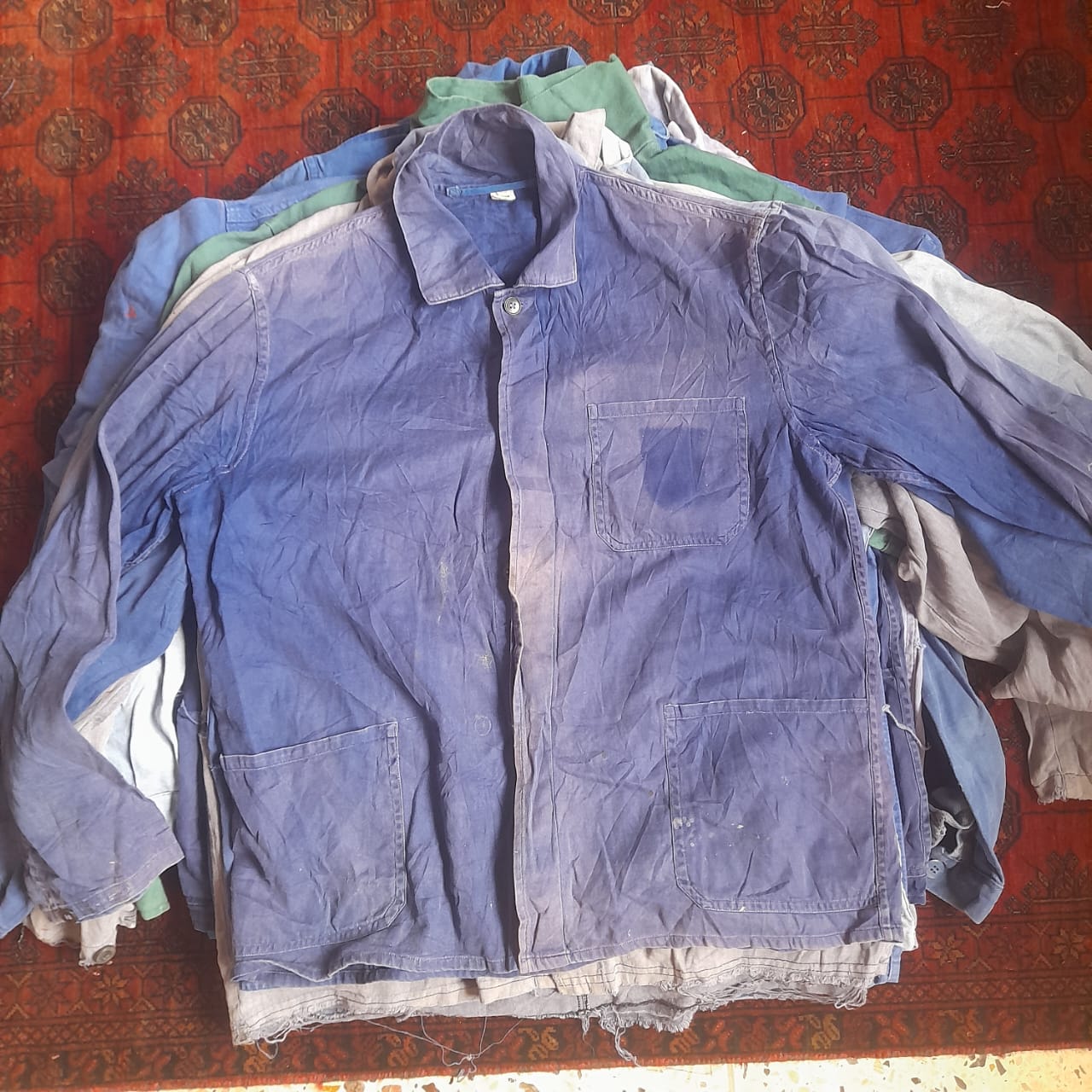 French workwear shirt P13B7