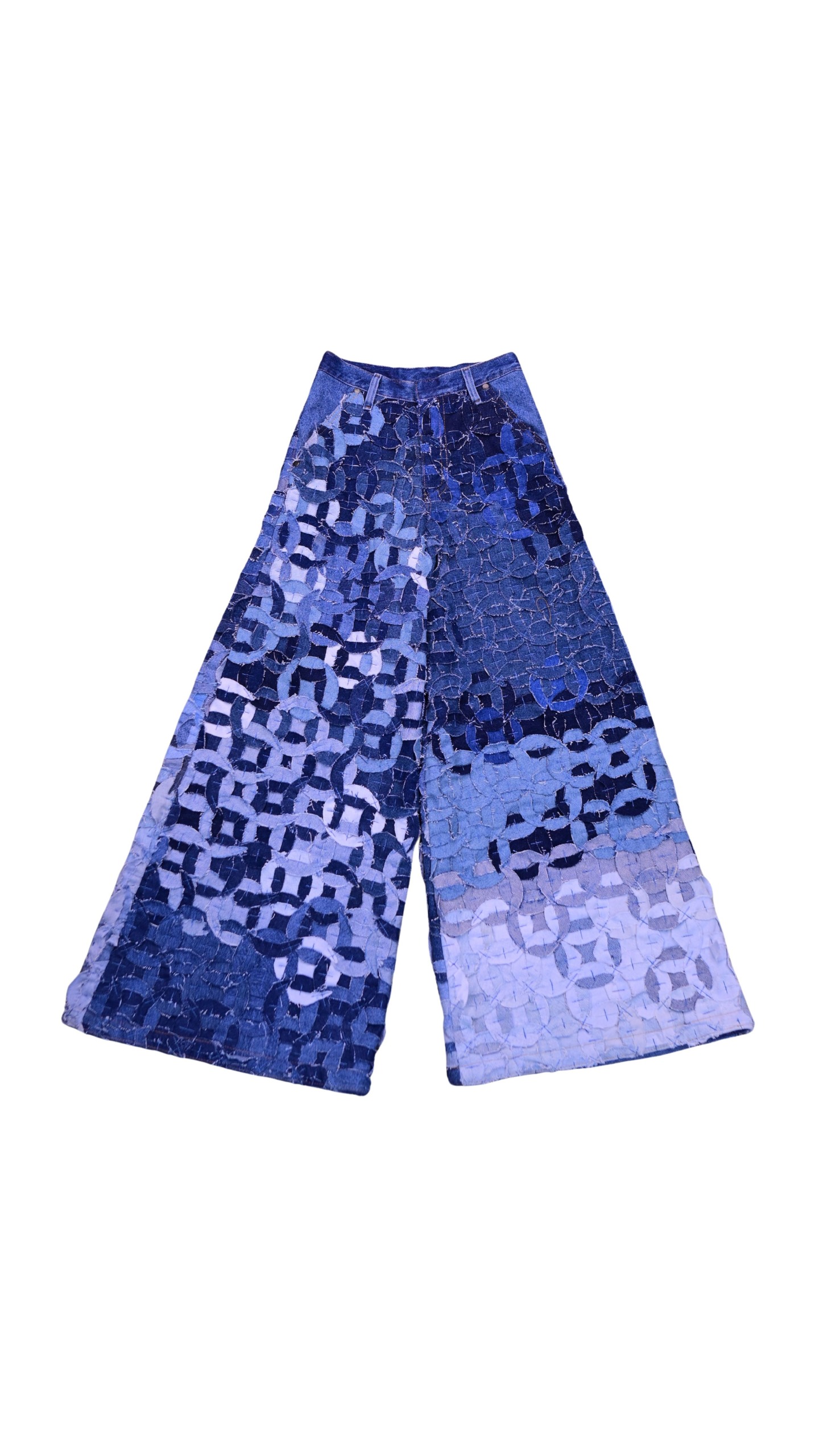 Upcycled Denim Mosaic Muse Pants