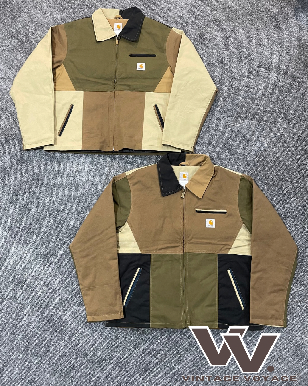 Giacche Patchwork Detroit Carhartt Rework Style - #05825