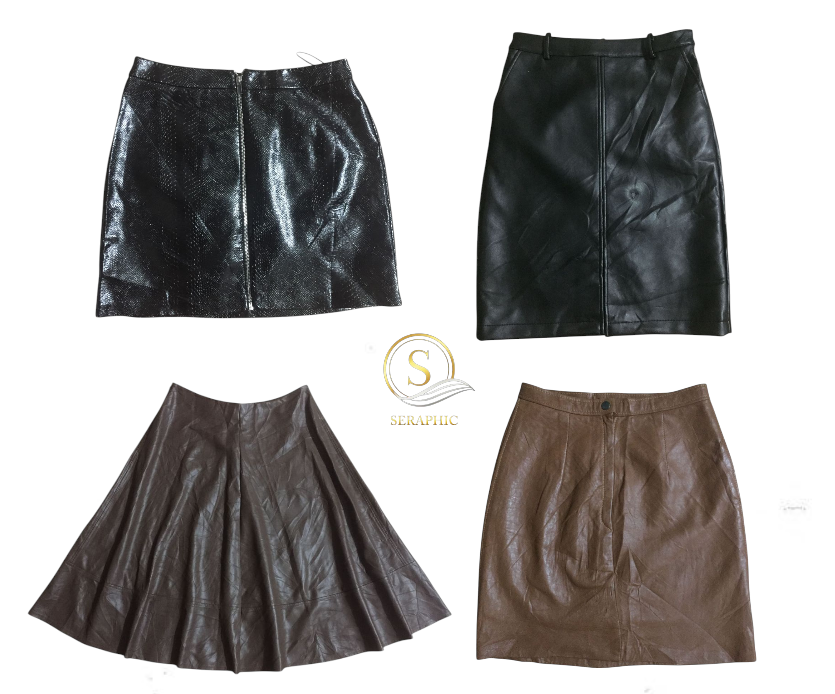Saia Mix Preto e Marrom