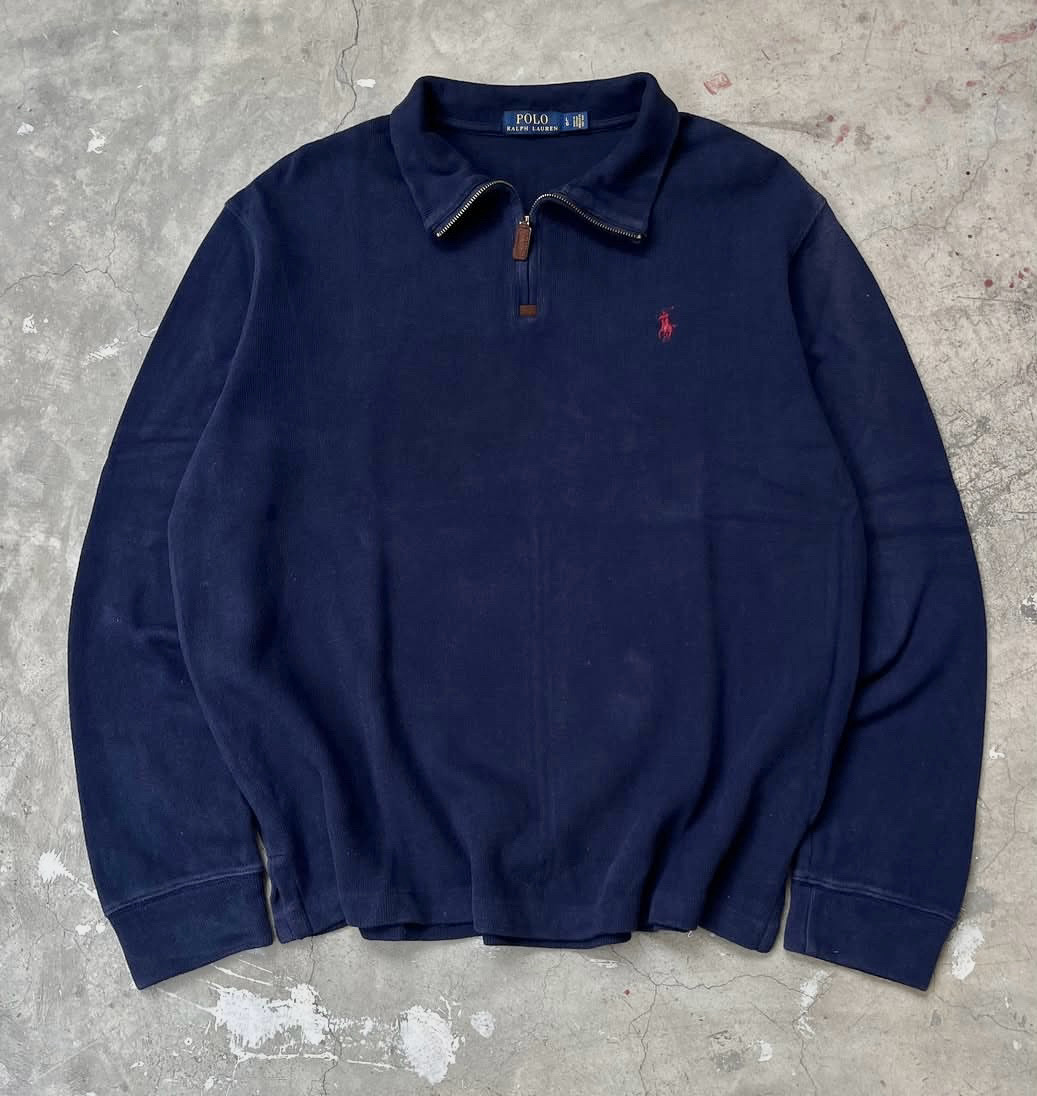 Polo Half Zip 1/4 Sweater