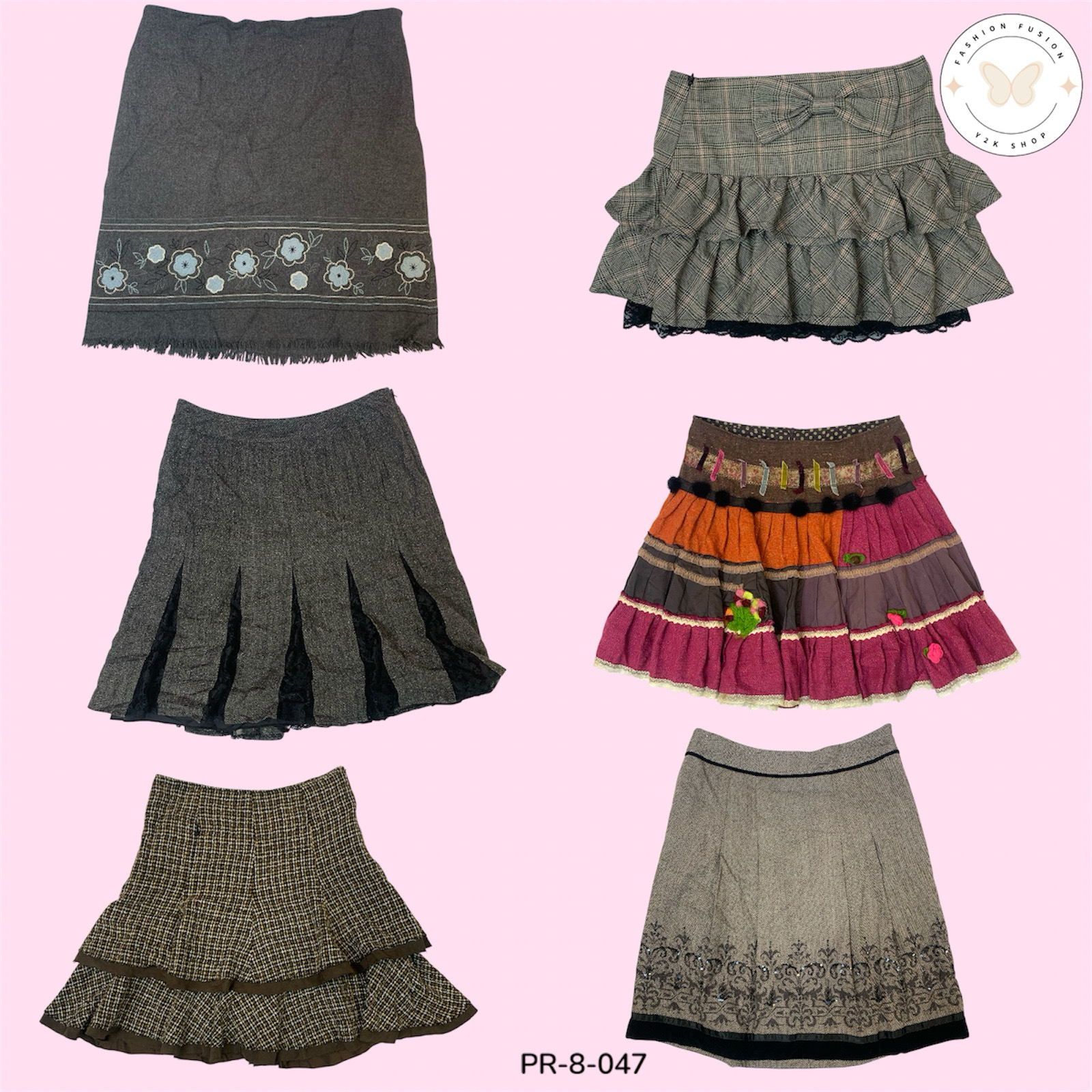 Chic Wool Skirt for Women | Cozy & Stylish Winter Essential (PR-8-047)