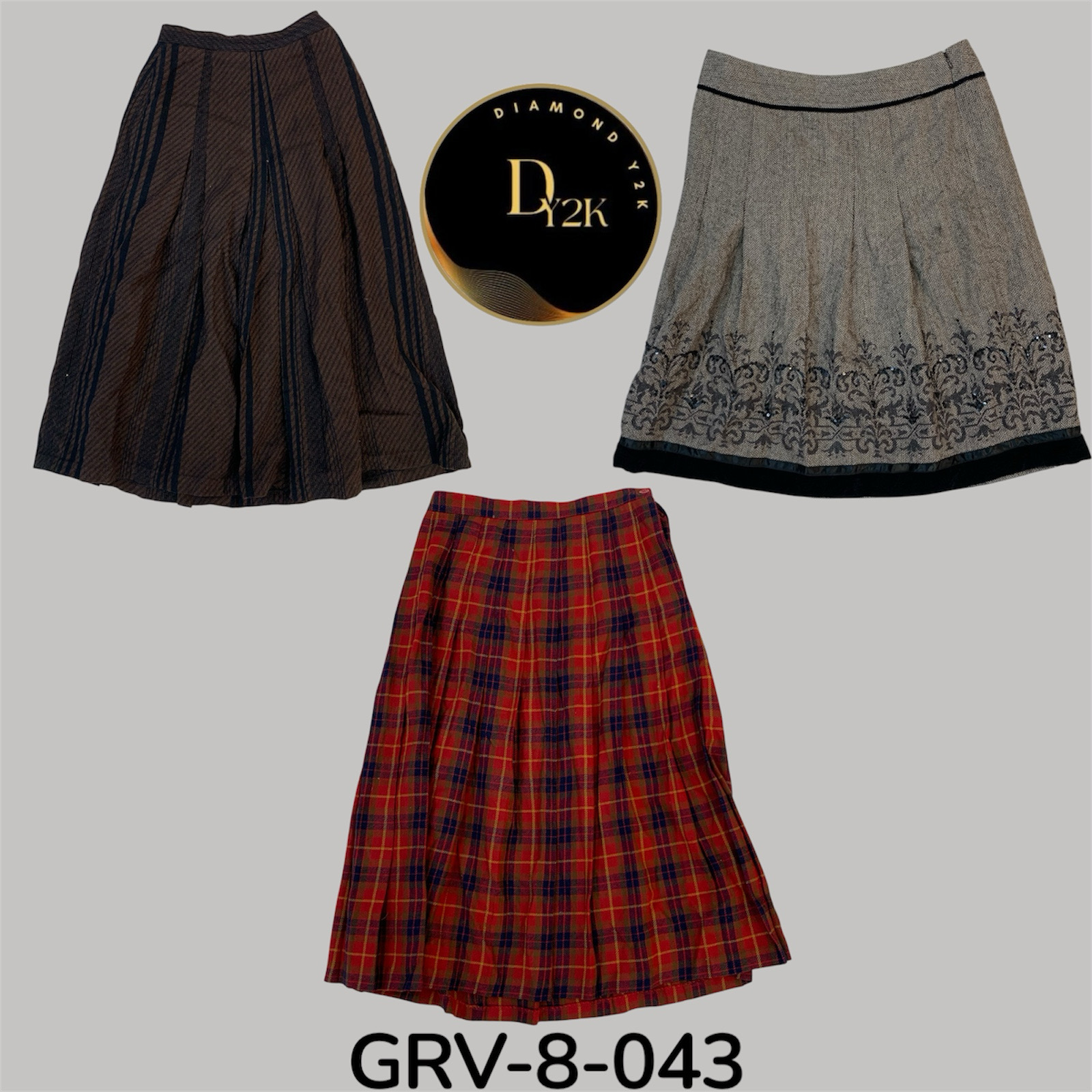 Gonna in lana Y2K (GRV-8-043)